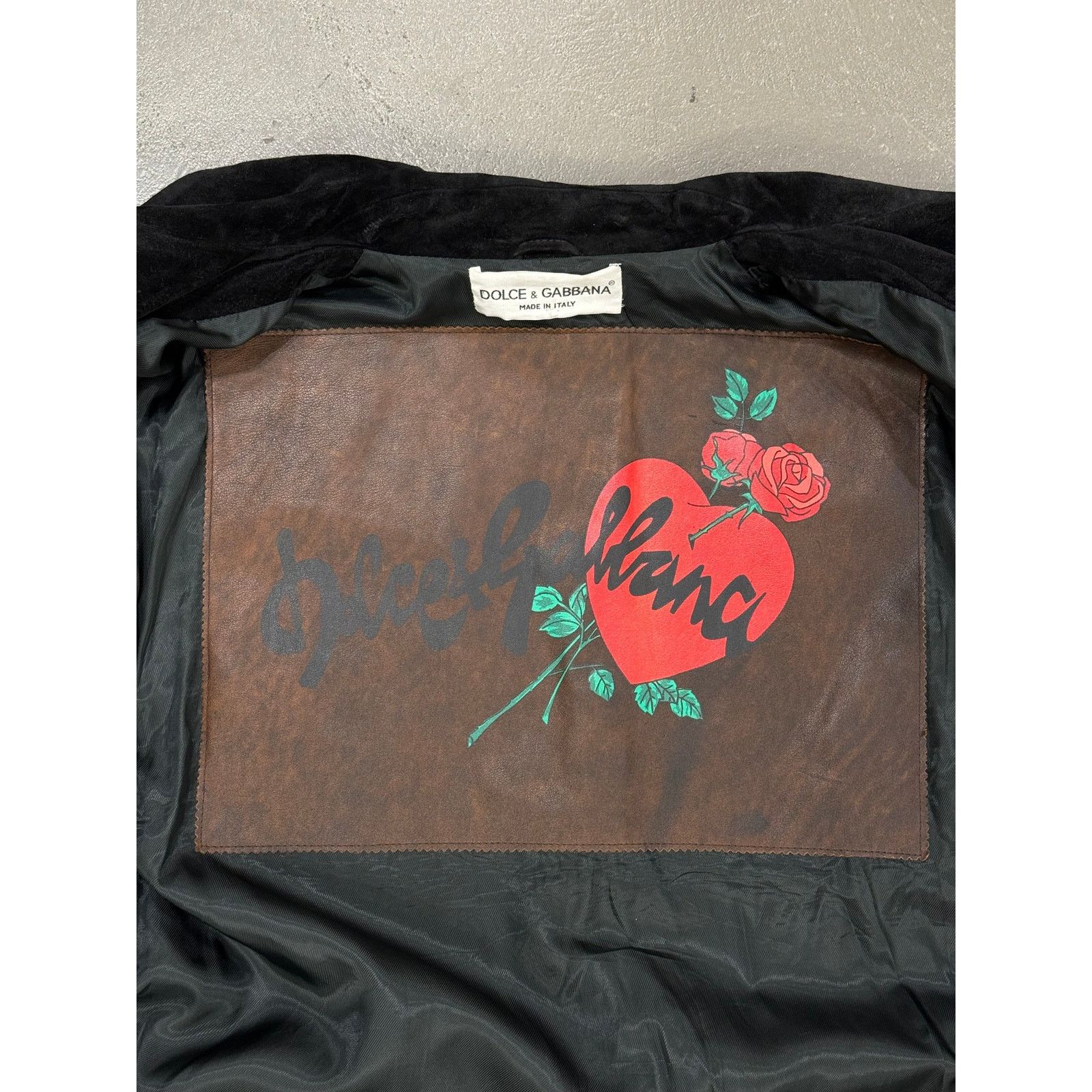 Dolce & Gabbana A/W1992 Dolce & Gabbana dragon tattoo runway leather jacket Size US M / EU 48-50 / 2 - 12 Thumbnail