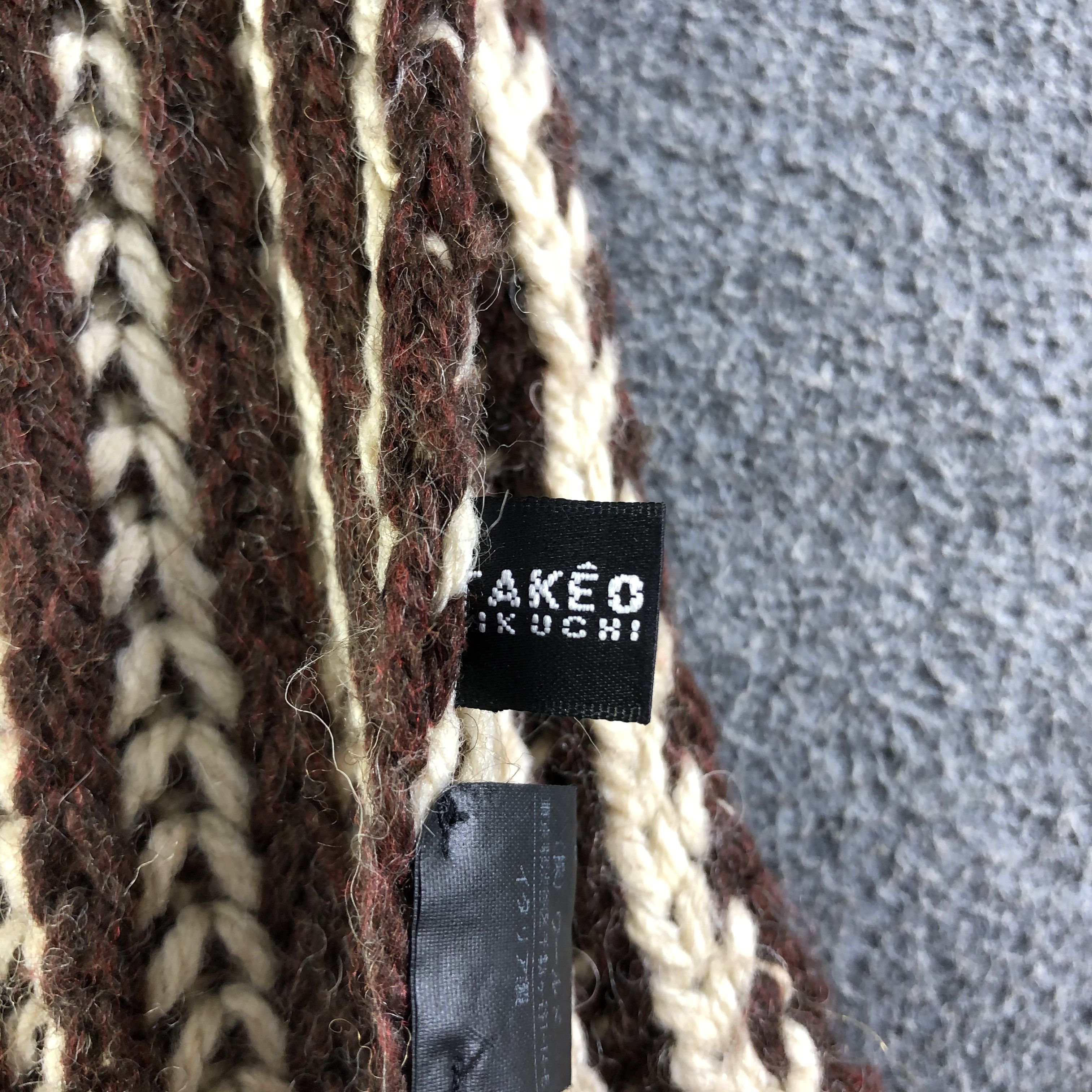Takeo Kikuchi Takeo Kikuchi Knit Scarf / Muffler / Neckwear Size ONE SIZE - 6 Thumbnail