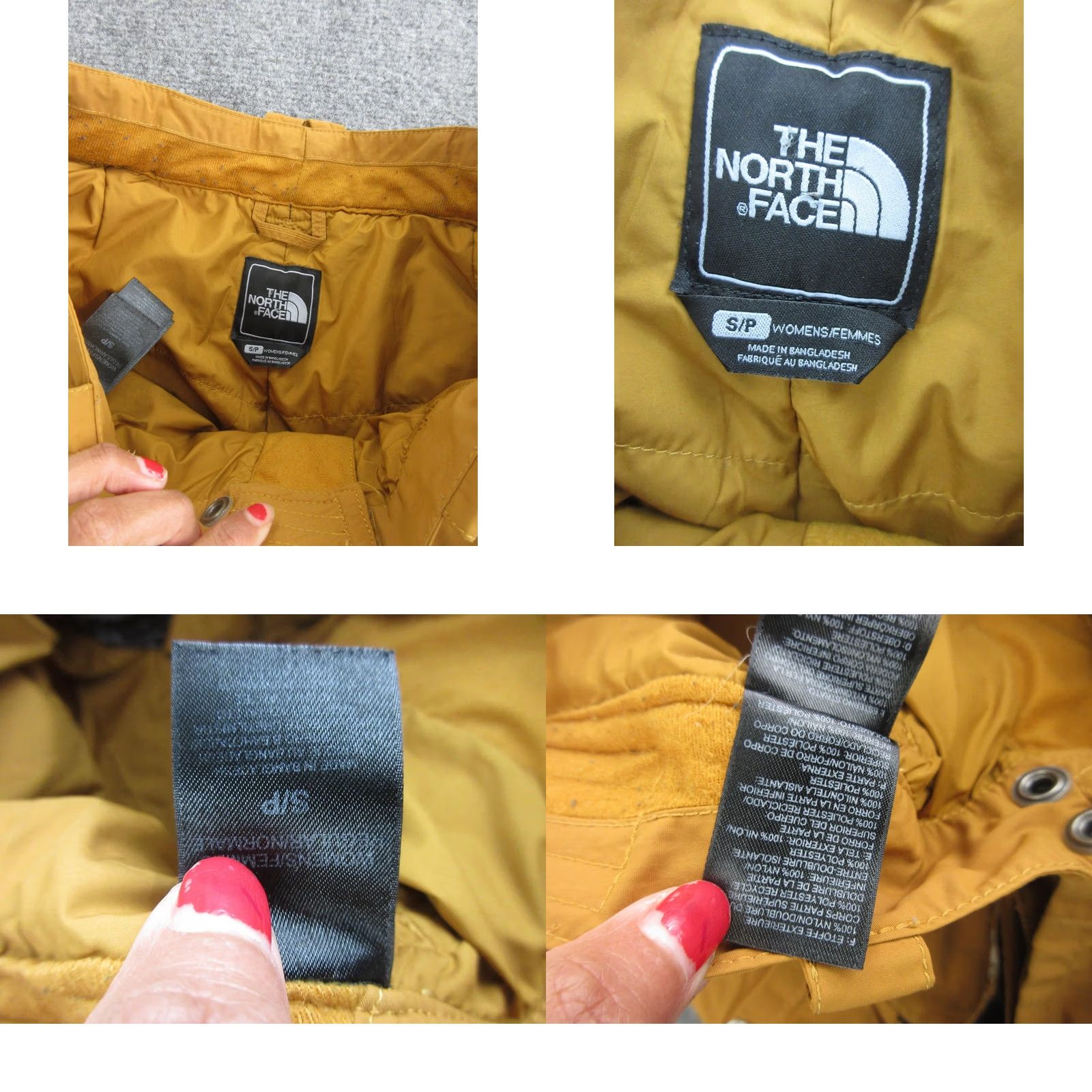 The North Face The North Face Snow Pants Womens Small Yellow Insulated Ski Cargo Flare Leg Size 28" / US 6 / IT 42 - 8 Thumbnail