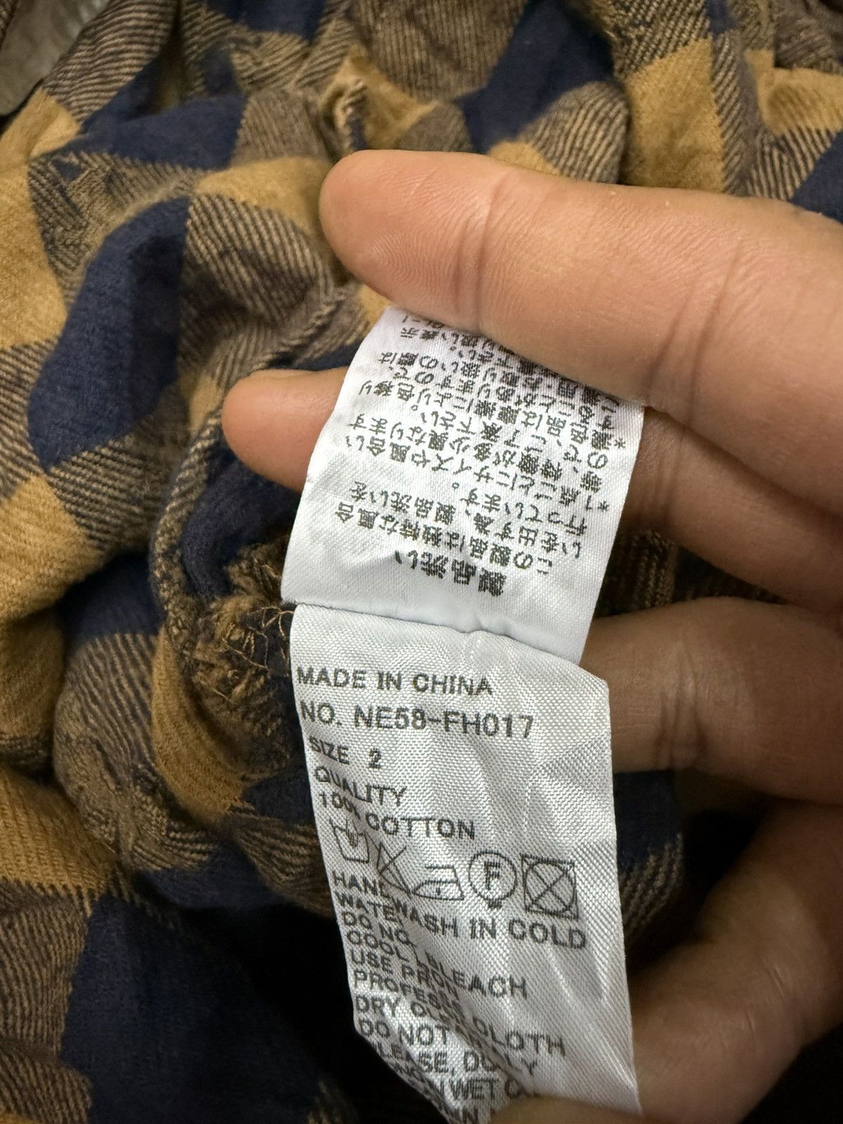 Issey Miyake Ne-Net Chekered Flanel Long Shirt Button Up Size M / US 6-8 / IT 42-44 - 10 Thumbnail