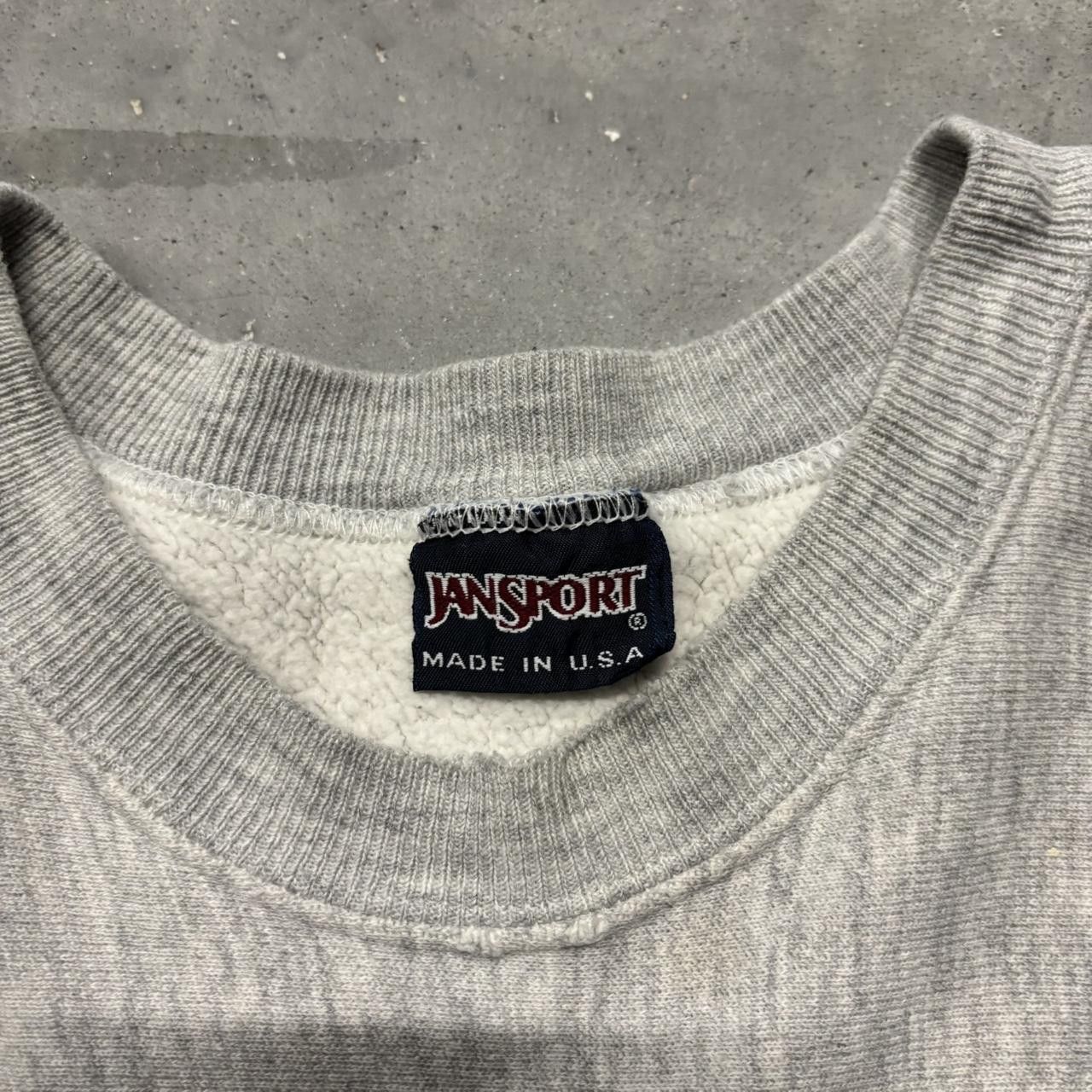 Japanese Brand × Vintage Crazy Vintage 90s Grey UNI University Of Northern Iowa Reverse Weave College Crewneck! Size US L / EU 52-54 / 3 - 6 Thumbnail