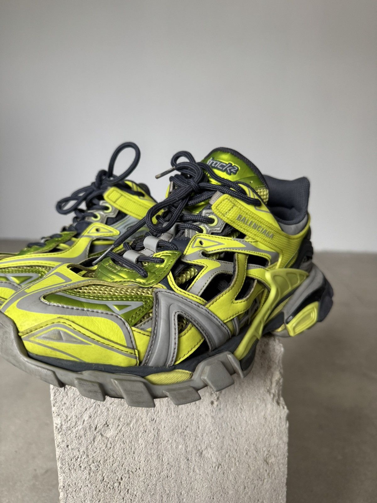 Balenciaga Balenciaga Track 2.0 Sneakers Green Grey Size US 8.5 / EU 41-42 - 6 Thumbnail
