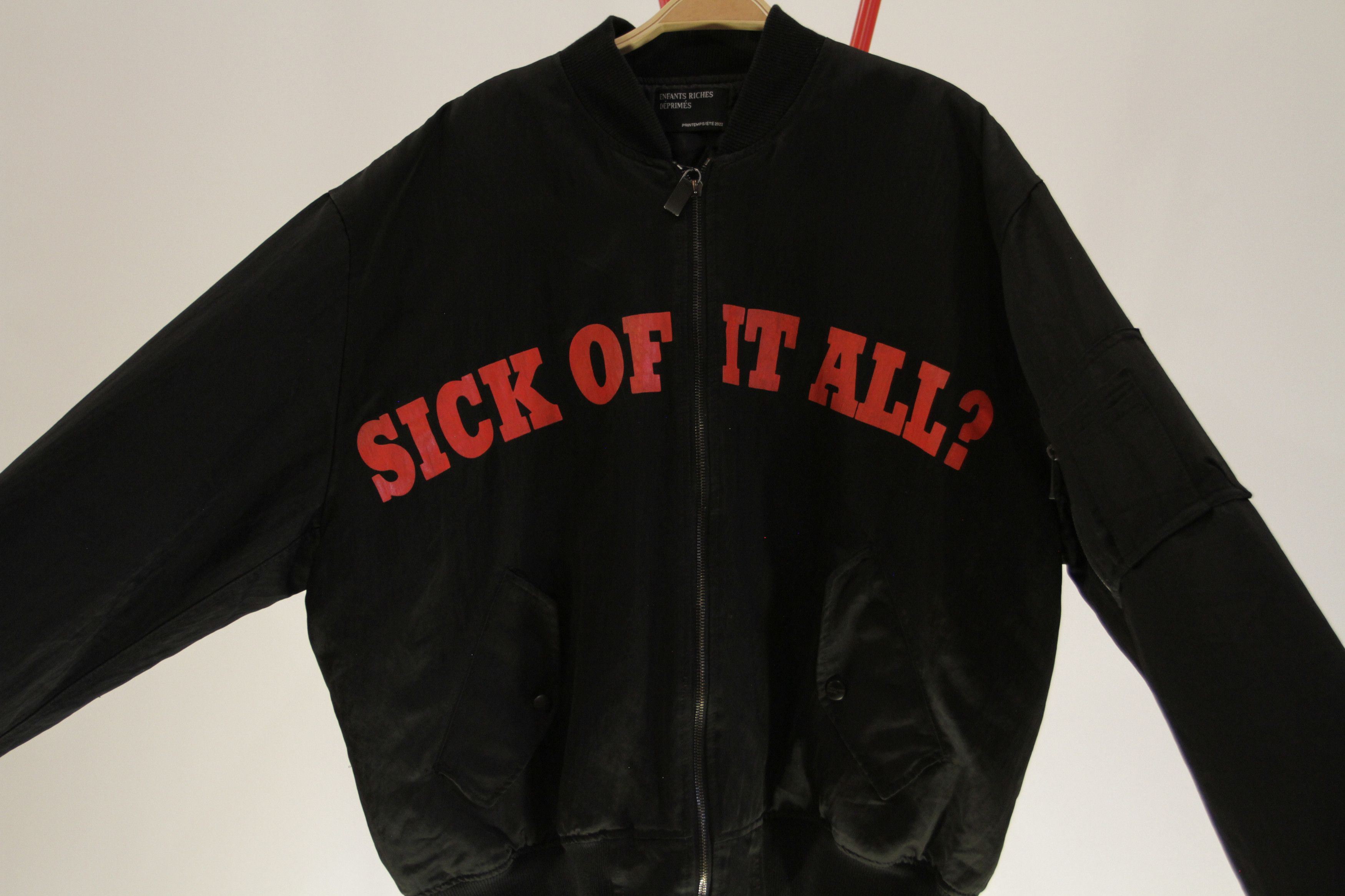 Enfants Riches Deprimes SS22 Sick Of It All Bomber Size US M / EU 48-50 / 2 - 10 Thumbnail