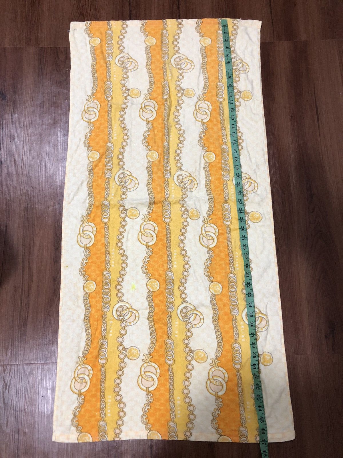 Celine × Japanese Brand × Vintage Vintage Celine Paris Fullprint Towel Size ONE SIZE - 8 Thumbnail