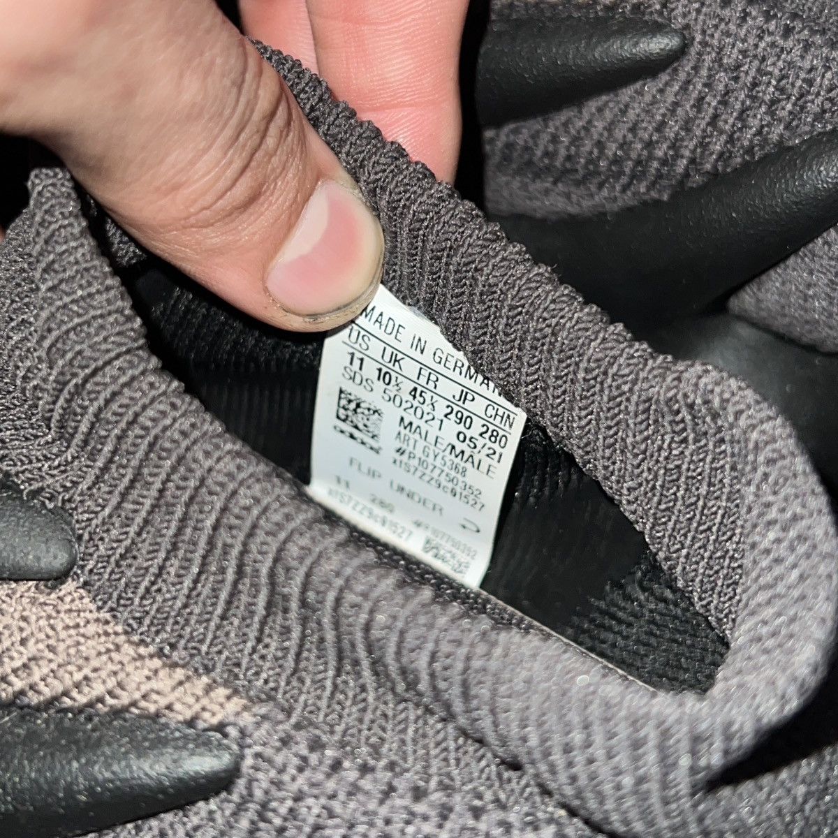 Adidas Yeezy 450 ‘Dark Slate’ Size 11 Size US 11 / EU 44 - 7 Thumbnail