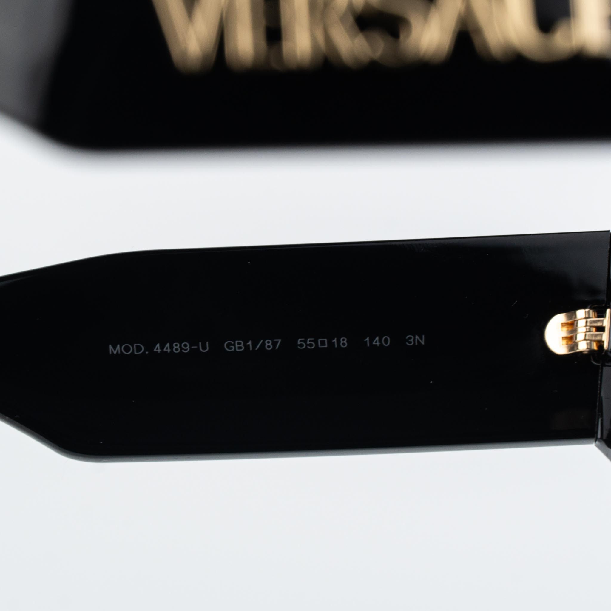 Versace Versace Men Sunglasses Rectangle VE4489U GB1/87 Size ONE SIZE - 8 Thumbnail