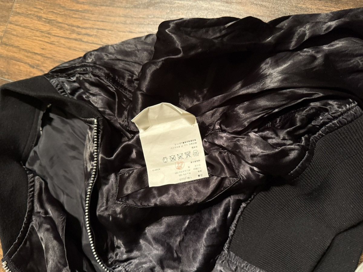 Comme des Garcons × Comme des Garcons Black × Comme des Garcons Homme Plus Cropped Black Bomber Size S / US 4 / IT 40 - 12 Thumbnail