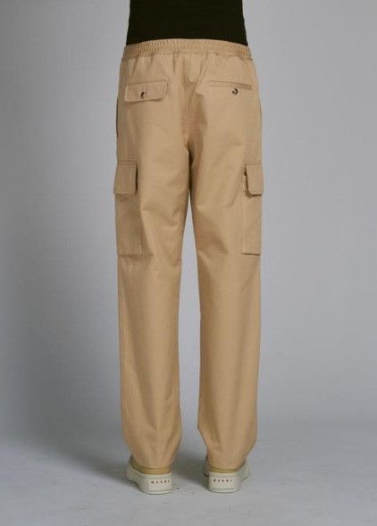 Marni o1f1d3z0725 Cotton Pants in Beige Size US 34 / EU 50 - 3 Thumbnail