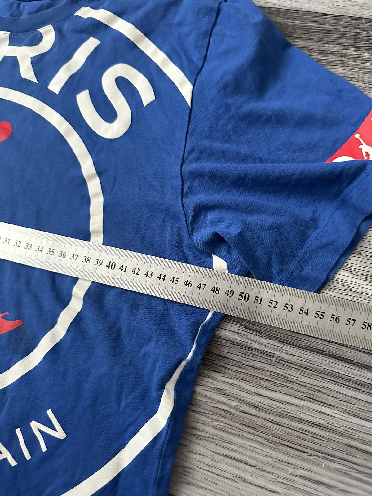 Jordan Brand NIKE Jordan Paris Saint Germain big logo PSG blue t shirt Size US S / EU 44-46 / 1 - 6 Thumbnail