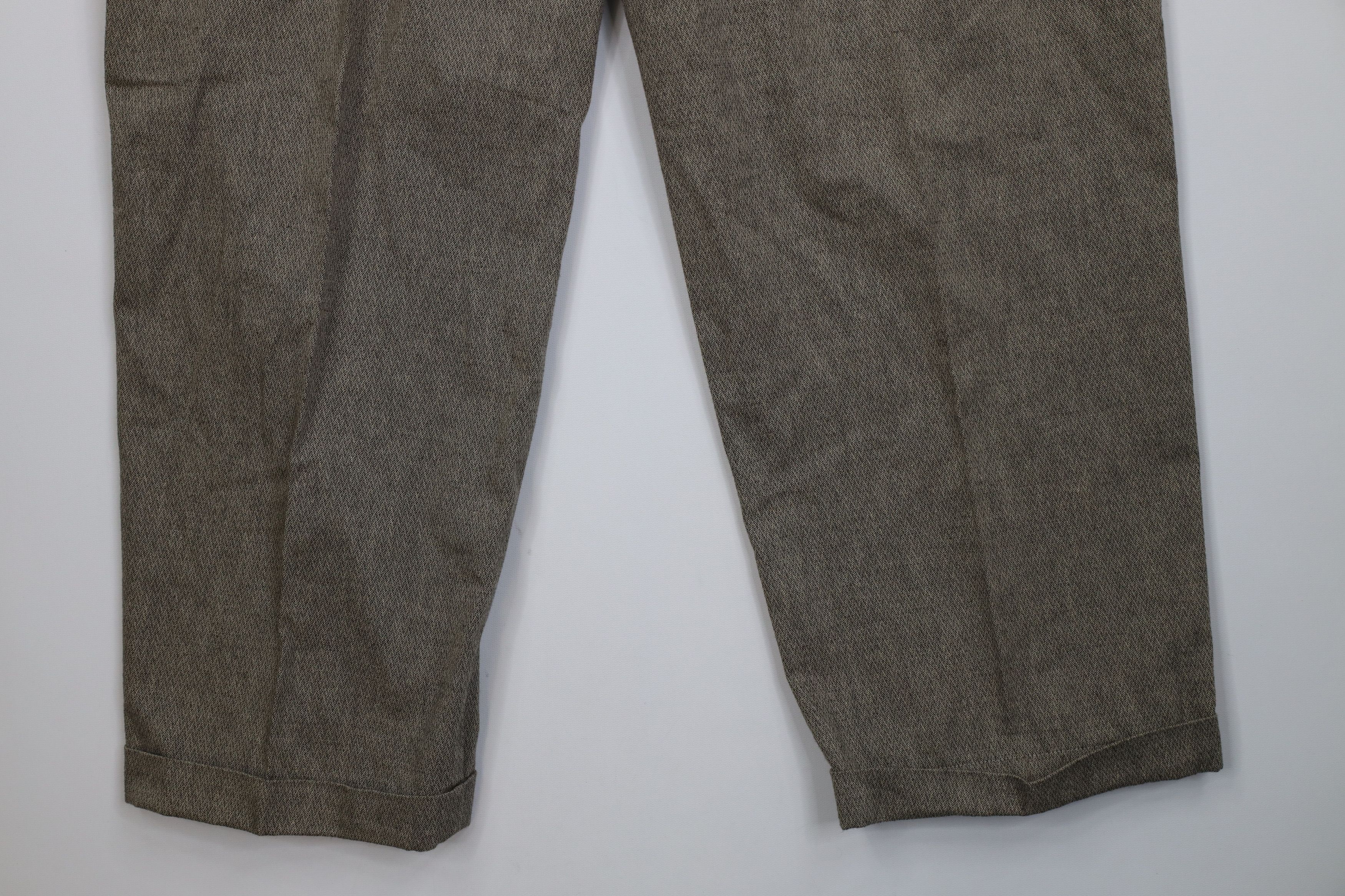 Vintage Vintage 90s Streetwear Knit Wide Leg Chino Pants Beige Size US 40 / EU 56 - 14 Thumbnail