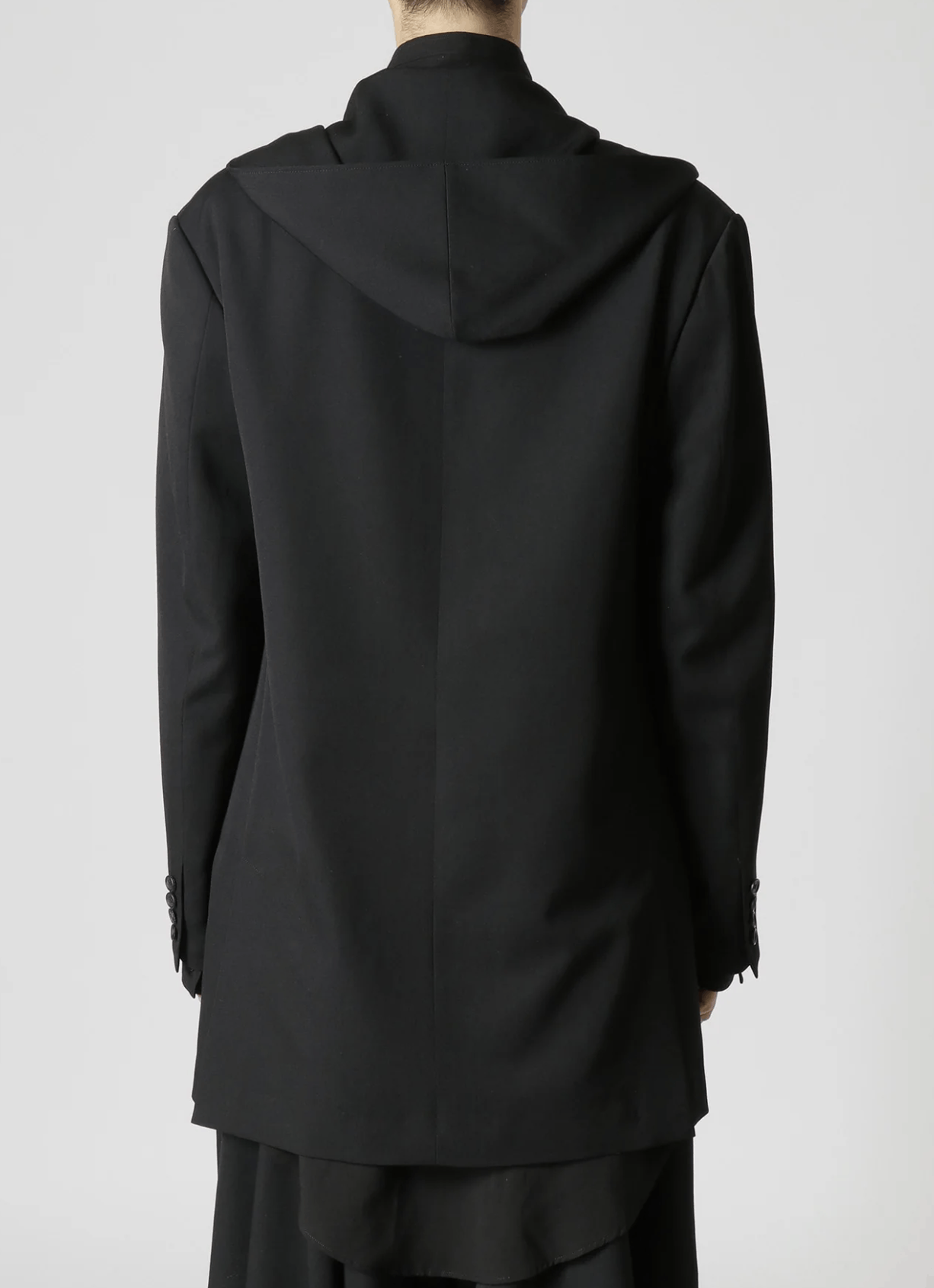 Yohji Yamamoto Yohji Yamamoto Pour Homme - W/GABARDINE HOODED JACKET Size US L / EU 52-54 / 3 - 2 Thumbnail