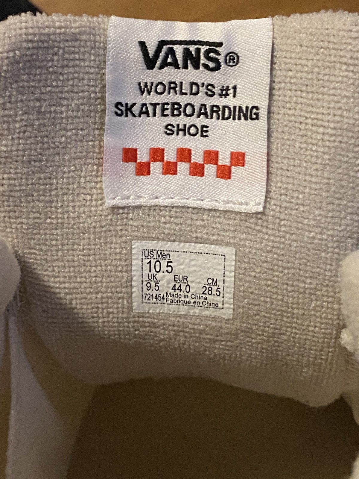 Vans Vans SkateShoes Size US 10.5 / EU 43-44 - 6 Thumbnail