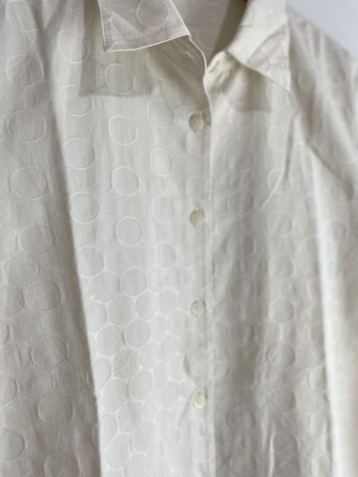 Yohji Yamamoto Undefined Japan Honeycomb Pattern shirt , Issey style Size M / US 6-8 / IT 42-44 - 2 Thumbnail