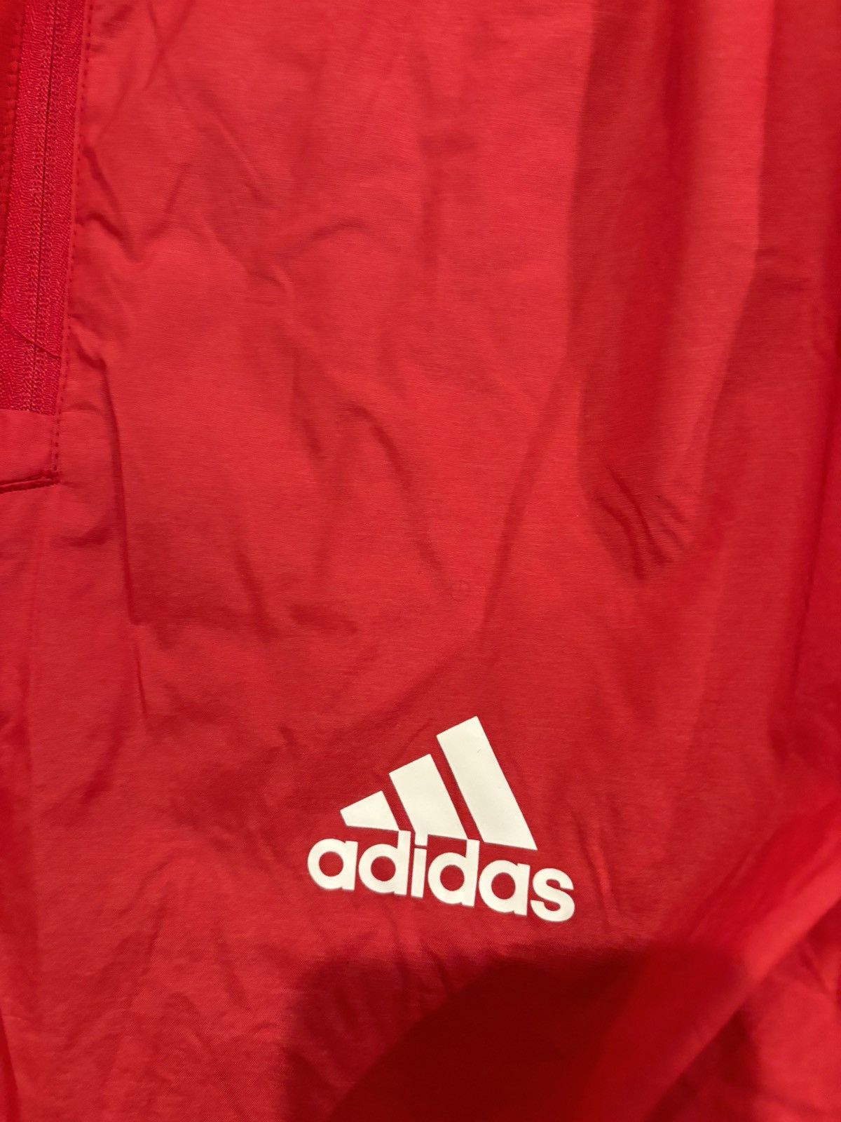 Adidas Adidas red windproof sweatpants medium Size US 30 / EU 46 - 4 Thumbnail