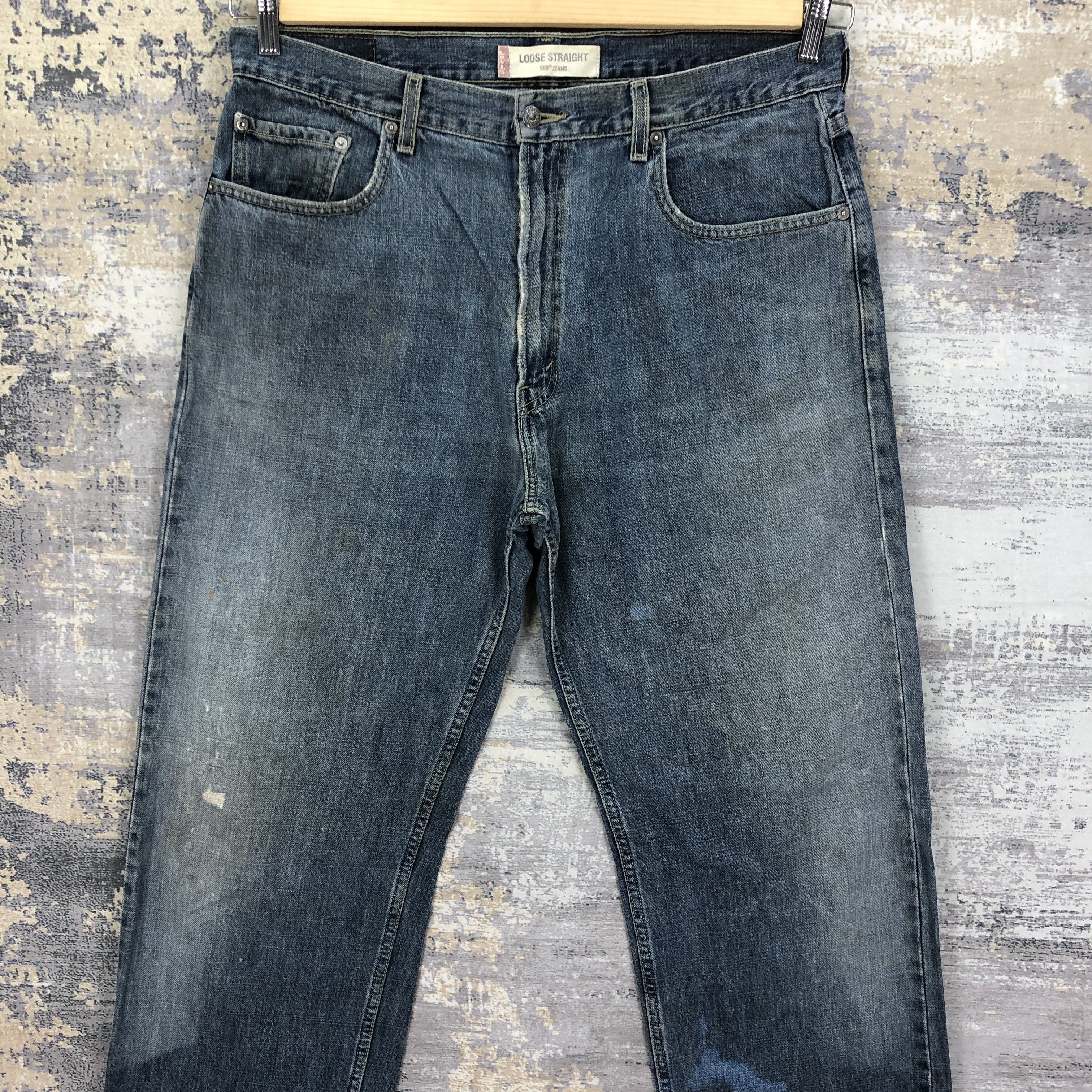 Levi's × Vintage Vintage Y2K Levis 569 Baggy Loose Jeans Levi's Faded Denim Size US 36 / EU 52 - 3 Thumbnail