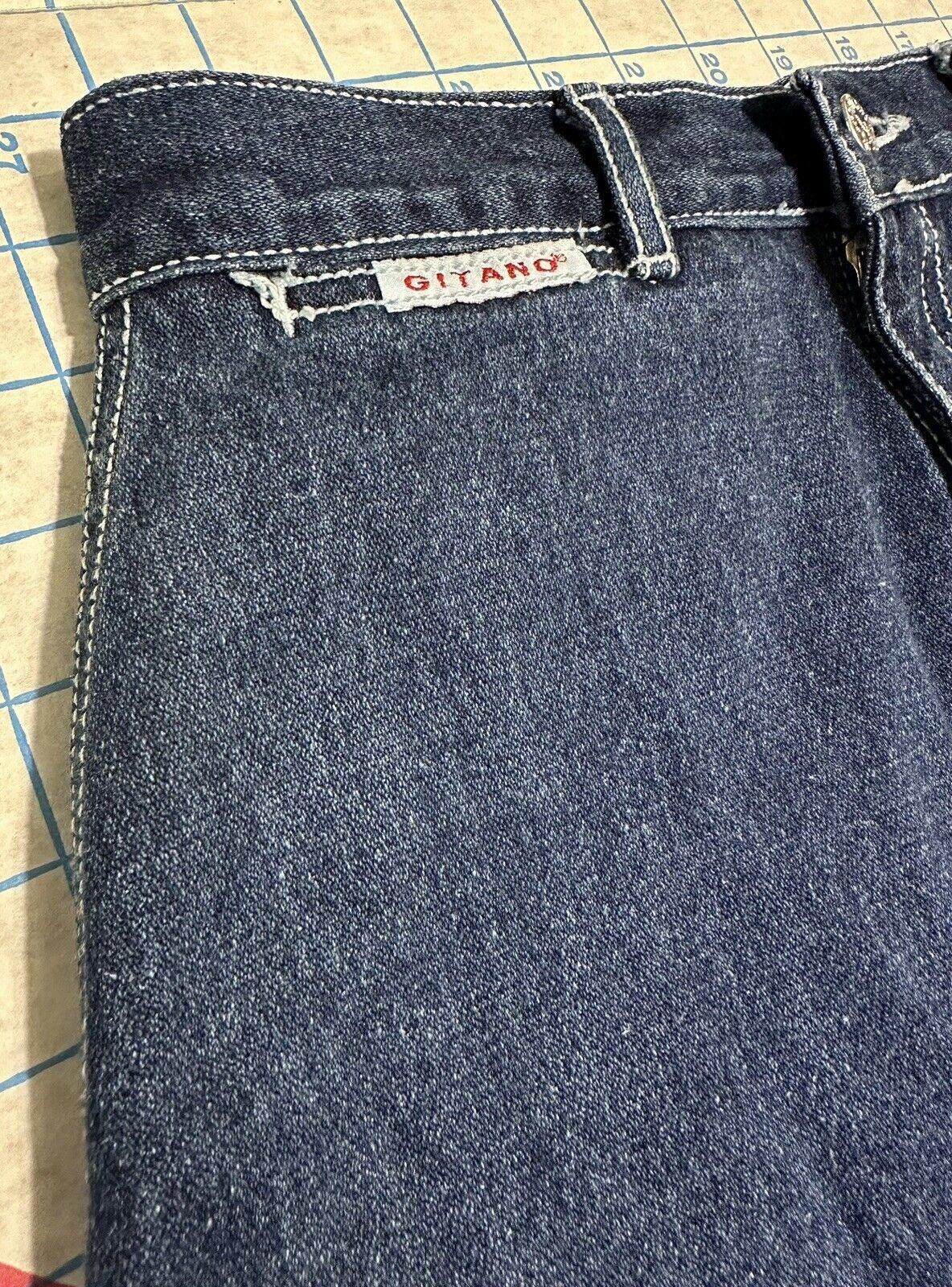 Designer Vintage Denim Jean Skirt Size 8 Gitano Heart Size 30" / US 8 / IT 44 - 6 Thumbnail
