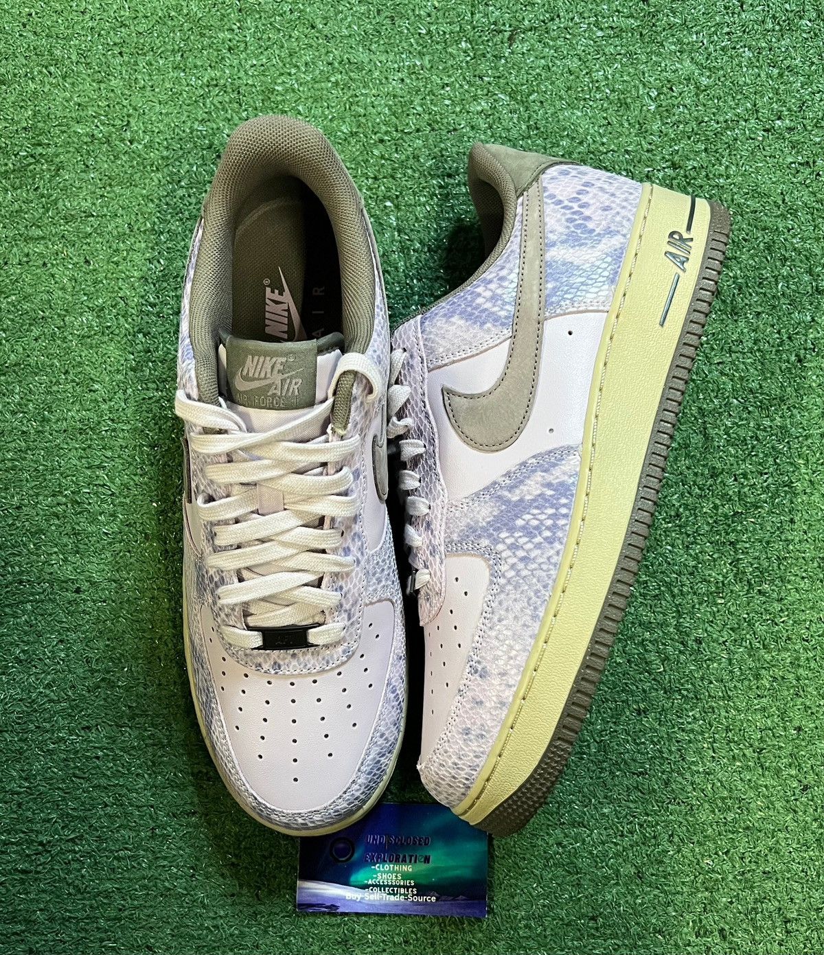 Nike Nike Air Force 1 low purple snakeskin Size US 10 / EU 43 - 1 Thumbnail