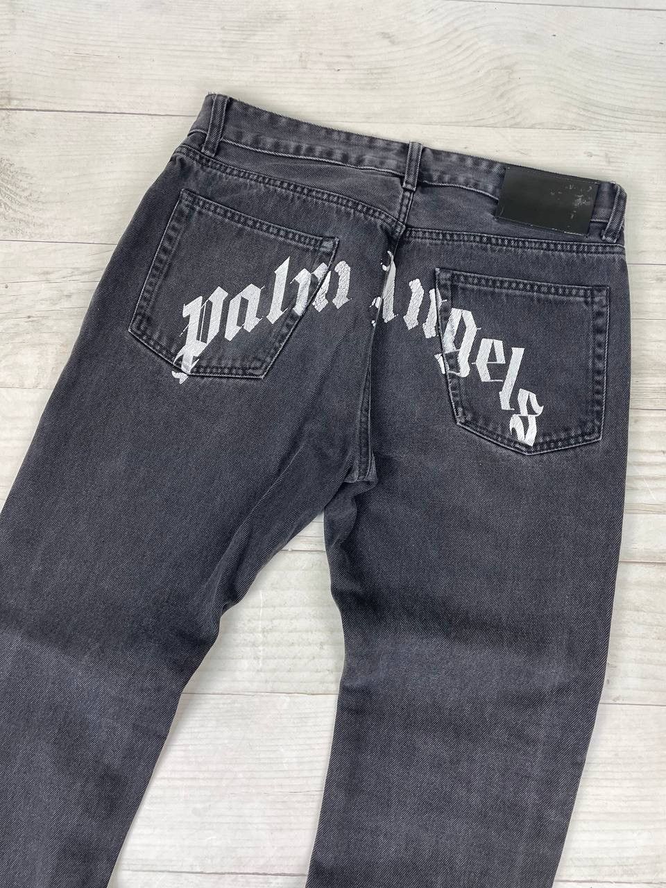 Palm Angels Palm Angels Logo Denim Jeans Size US 32 / EU 48 - 15 Thumbnail