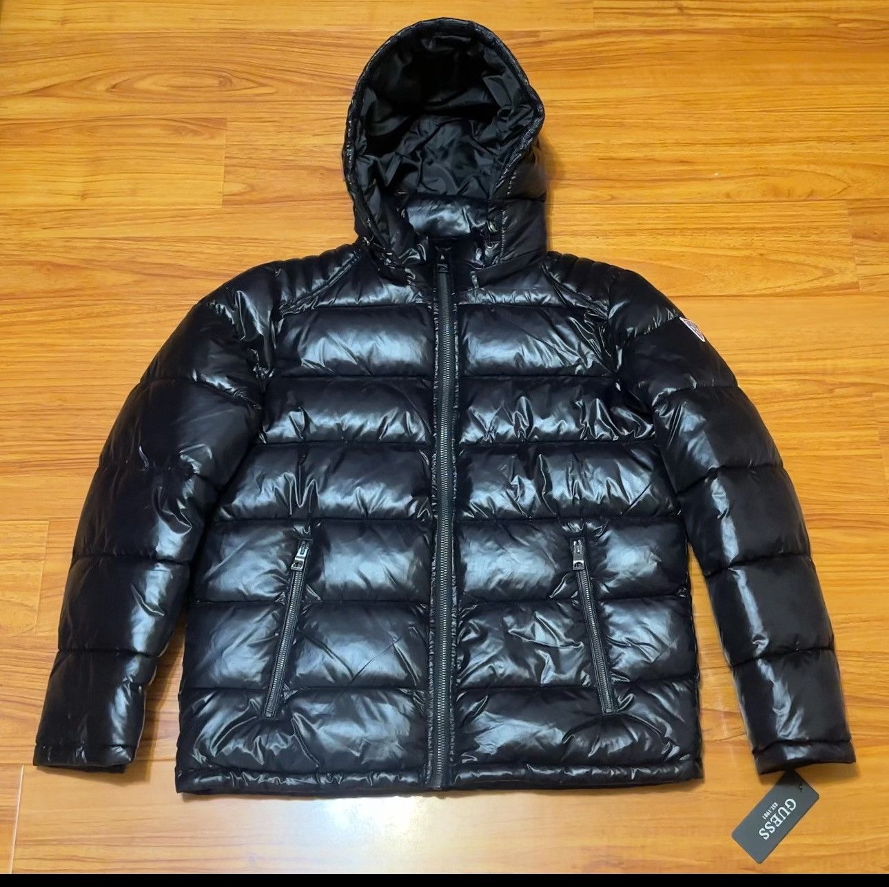Guess Guess Hooded Puffer Jacket Size US L / EU 52-54 / 3 - 1 Thumbnail