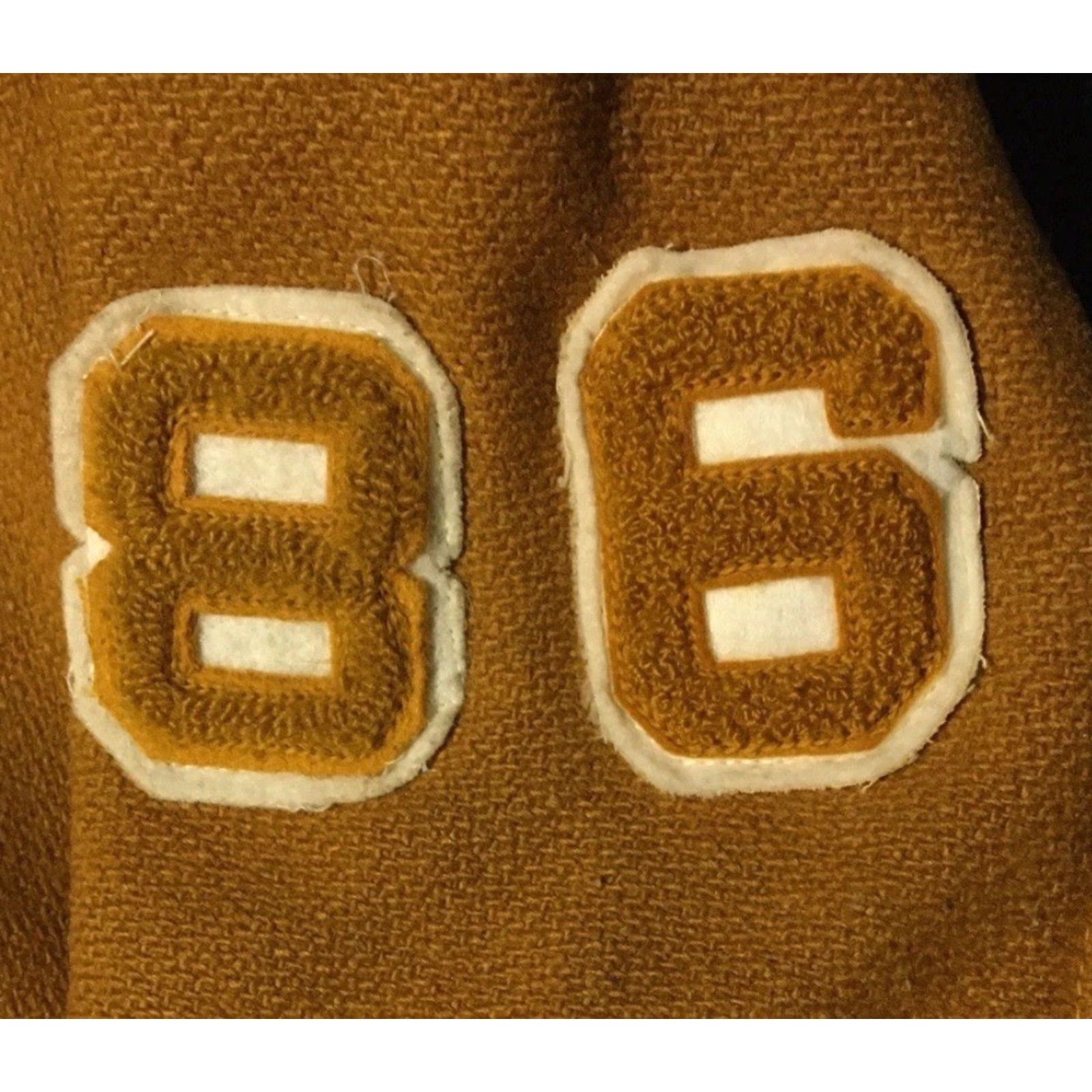 Vintage Vtg 80s Varsity Letterman Jacket 36 USA School Football Track College Grunge 70s Size US XXS / EU 40 - 5 Thumbnail