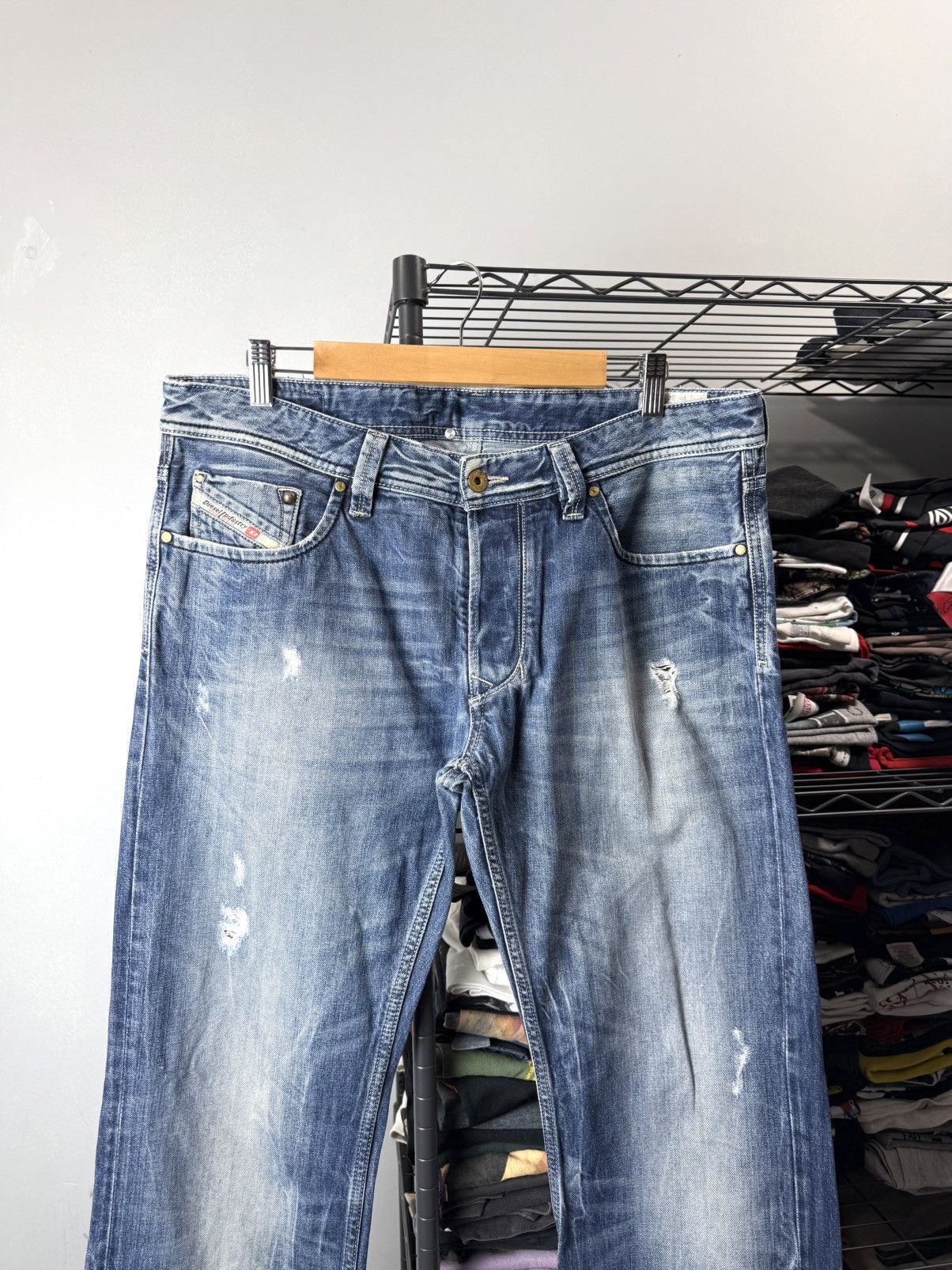Diesel Vintage Diesel Larkee Gradient Archive Denim Pants Size US 34 / EU 50 - 3 Thumbnail