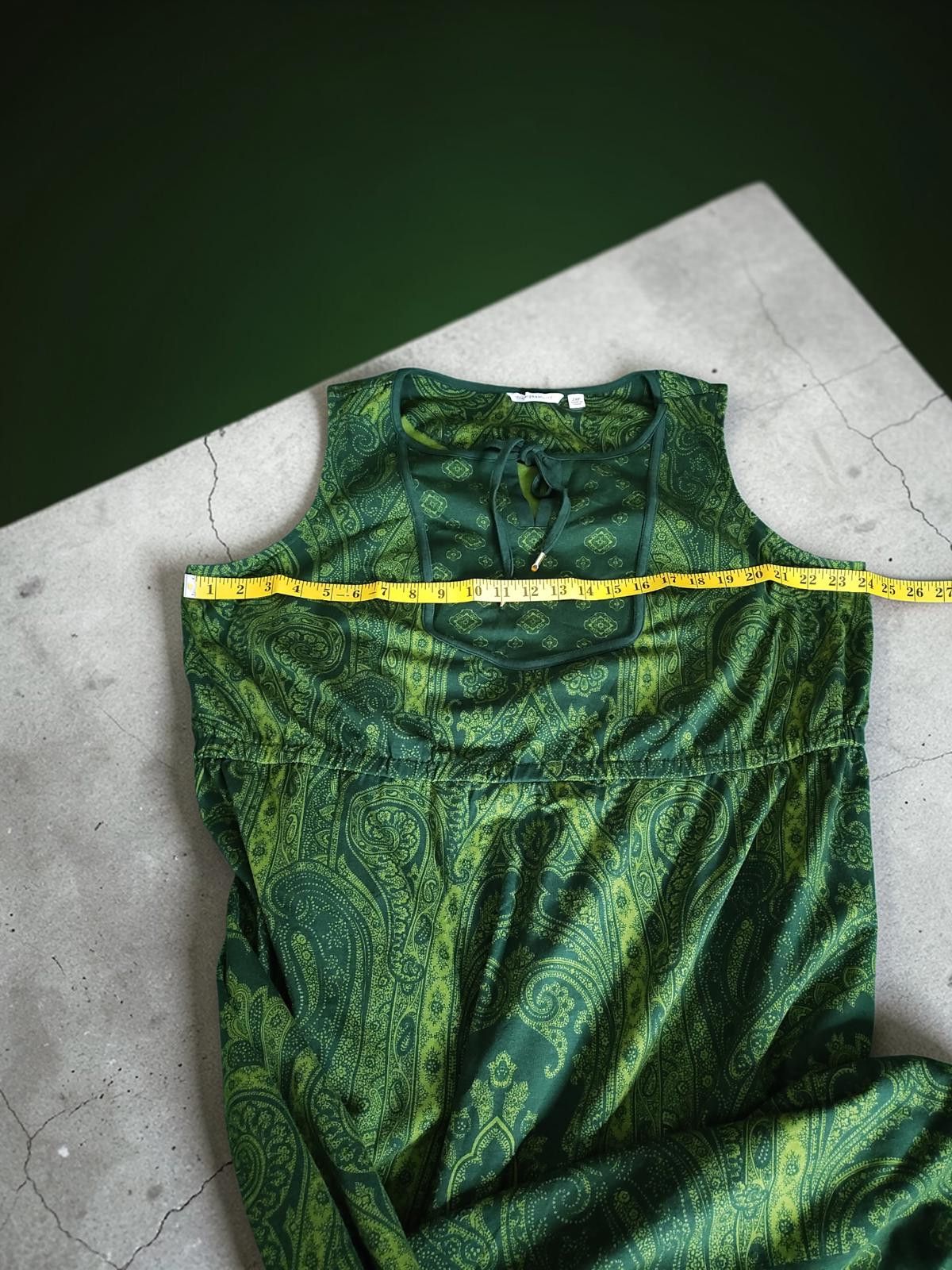 Other Isaac Mizrahi Live! Sleeveless Dress Size 2XP Green Paisley Size XXL / US 16-18 / IT 52-54 - 6 Thumbnail