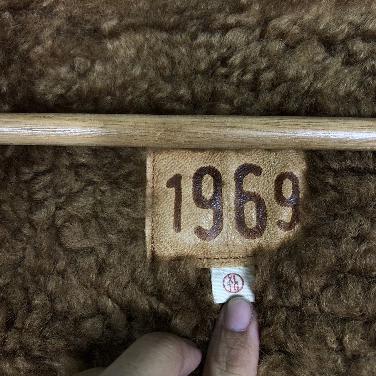 Japanese Brand 🔥Vtg Shearling Genuine Leather Jacket Gap 1969 Issey Miyake Size US XL / EU 56 / 4 - 15 Thumbnail