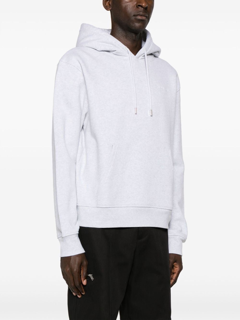 Jacquemus o1s22i1n1024 Unisex Hooded Sweatshirt in Grey Size US L / EU 52-54 / 3 - 3 Thumbnail