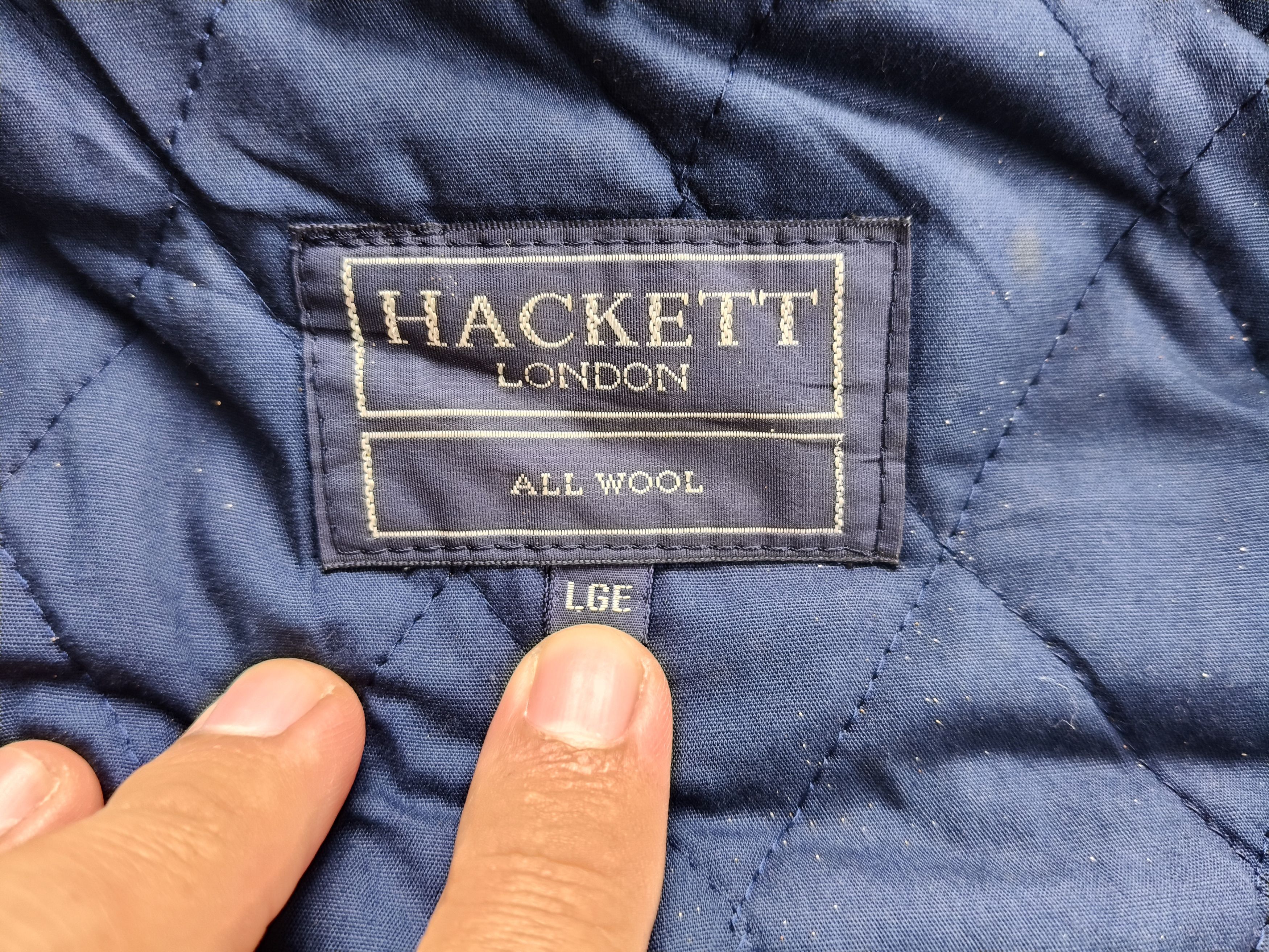 Hackett × Vintage Vintage Hackett Button Wool Jacket Size US L / EU 52-54 / 3 - 10 Thumbnail