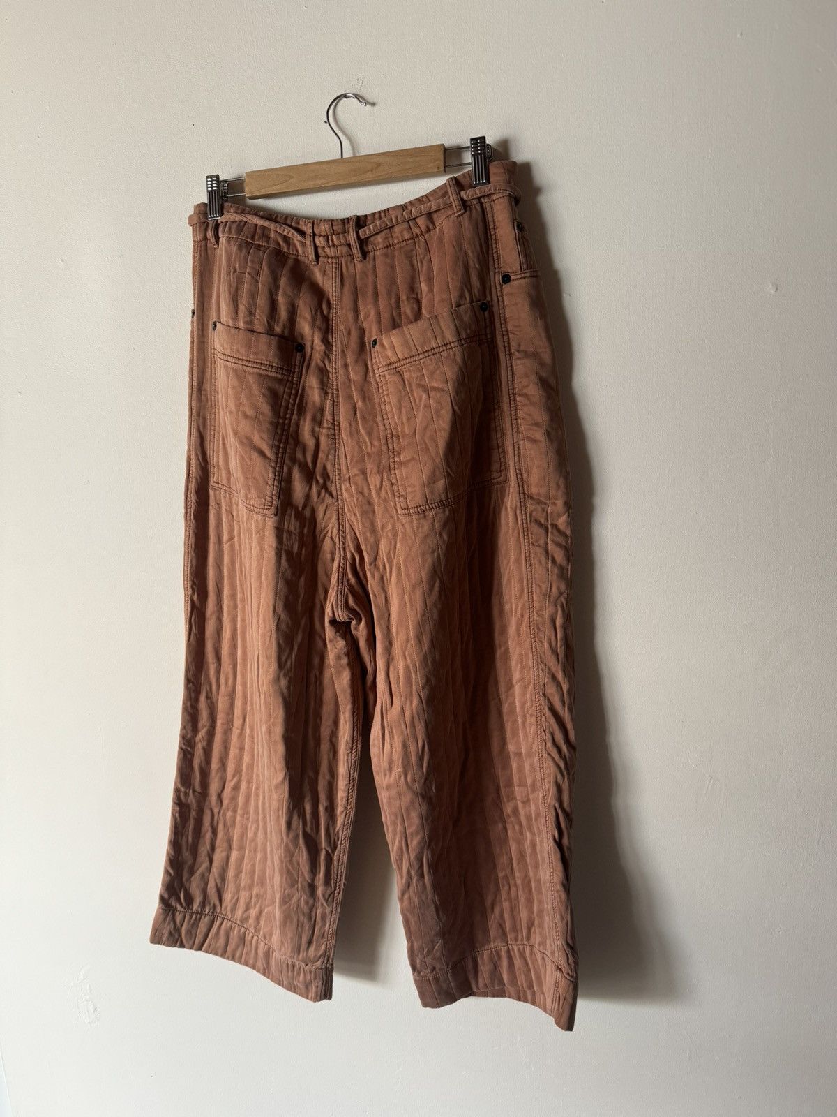 Craig Green AW16 orange silk quilted trousers Size US 32 / EU 48 - 2 Thumbnail