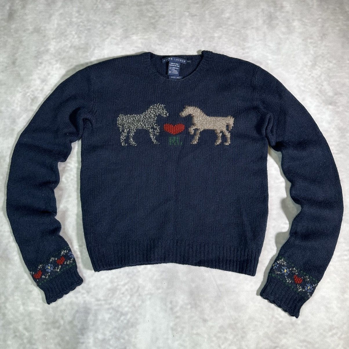 Ralph Lauren Ralph Lauren vintage women’s hand knit wool cashmere sweater Size S / US 4 / IT 40 - 2 Thumbnail