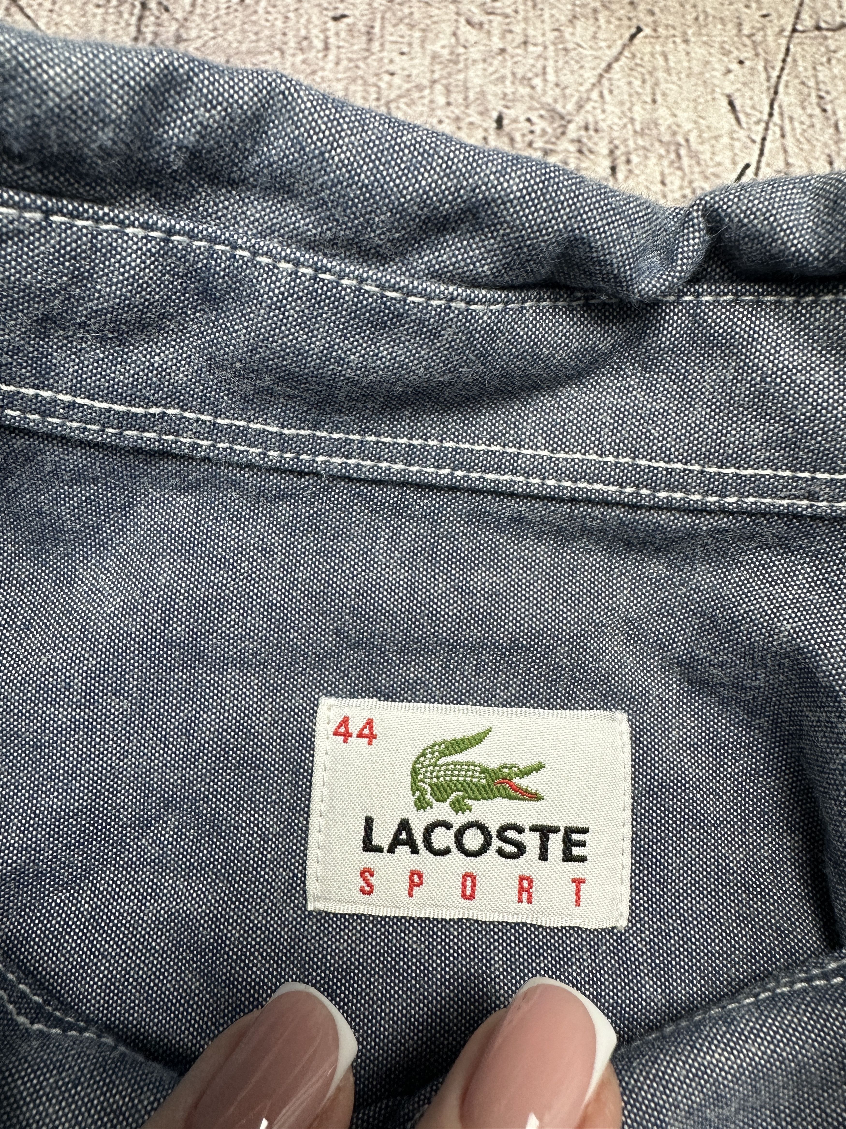 Lacoste Lacoste Vintage Mens Long Sleeve Shirt Size US XL / EU 56 / 4 - 4 Thumbnail