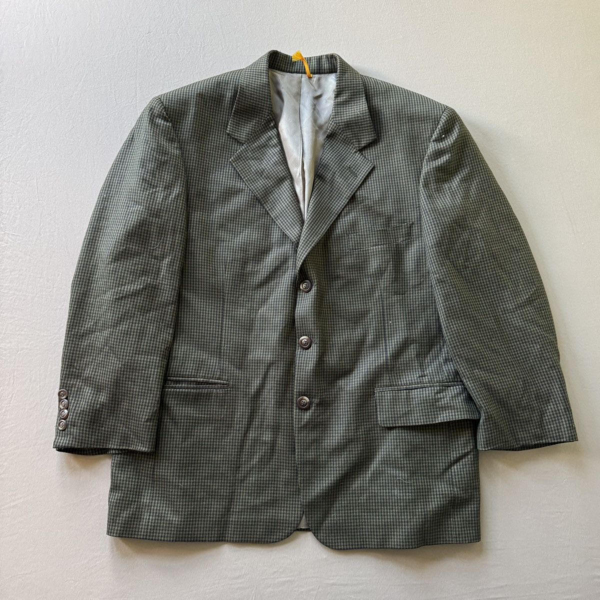 Bill Blass Vintage Bill Blass Herringbone Wool Blazer Size 44S - 1 Thumbnail