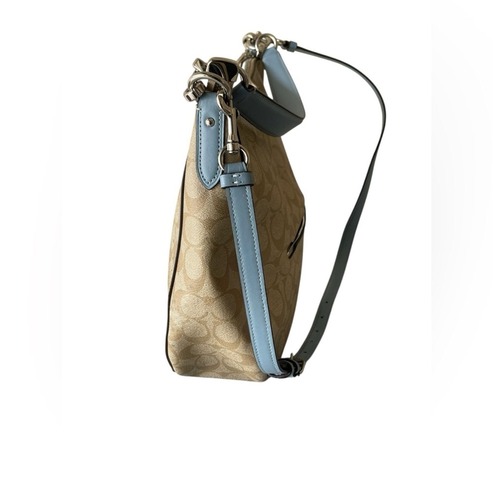 Coach COACH Elle Hobo In Signature Canvas Bag Size ONE SIZE - 4 Thumbnail