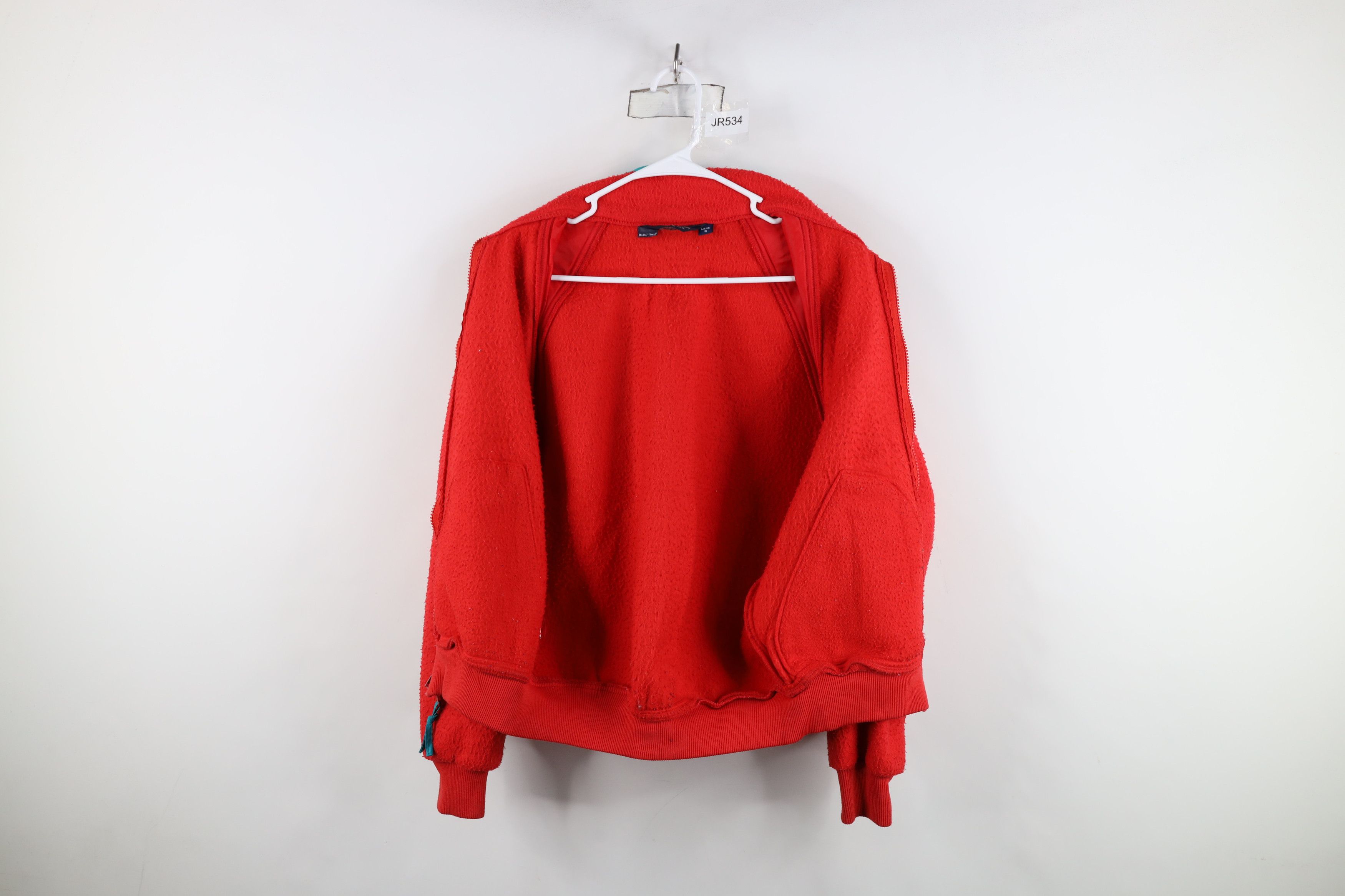 Columbia Vintage 80s 90s Columbia Full Zip Fleece Jacket Red USA Size US S / EU 44-46 / 1 - 10 Thumbnail