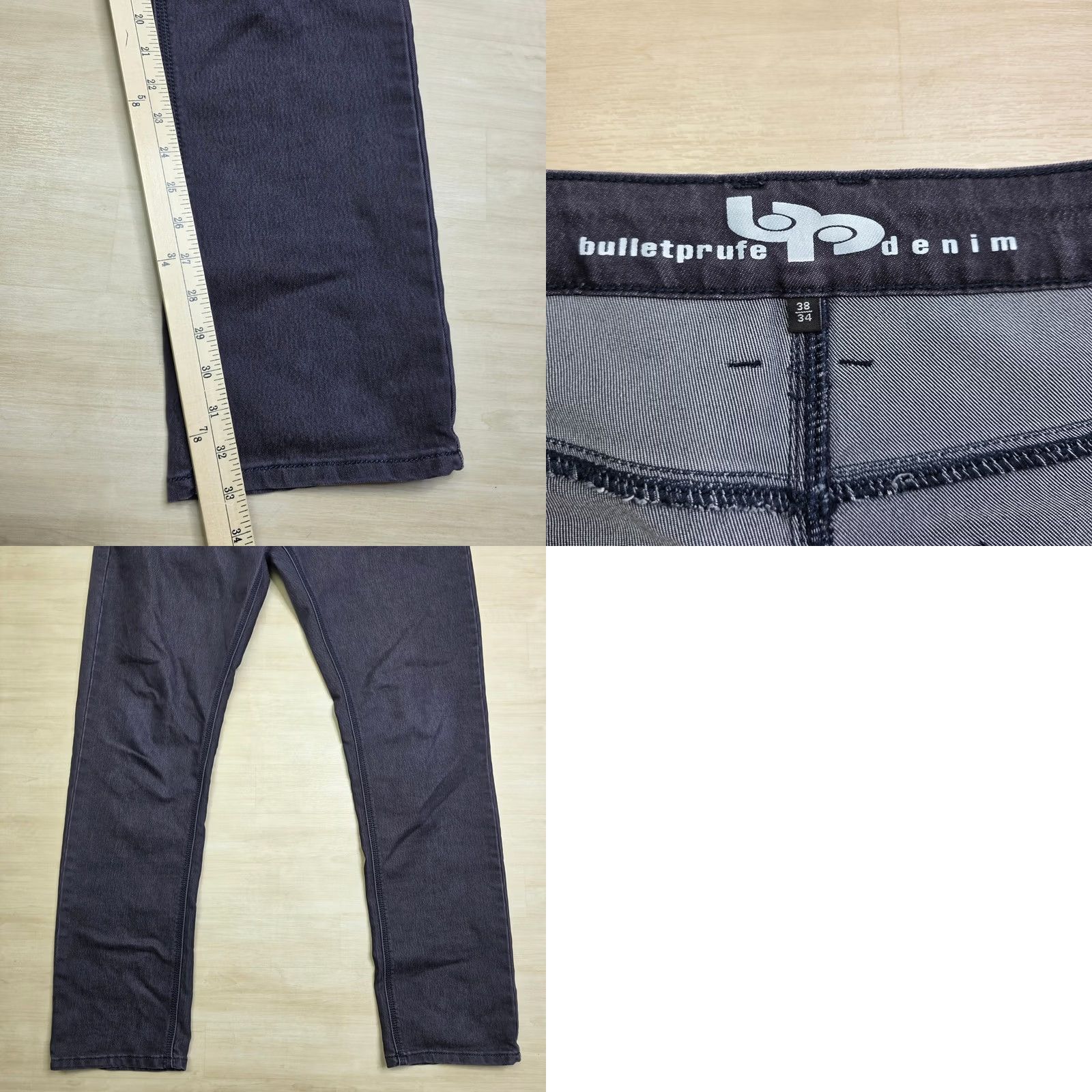 Denime Bulletprufe Denim Jeans Mens 38 Straight Leg Pants Adventure Fit 34 Size US 38 / EU 54 - 8 Thumbnail