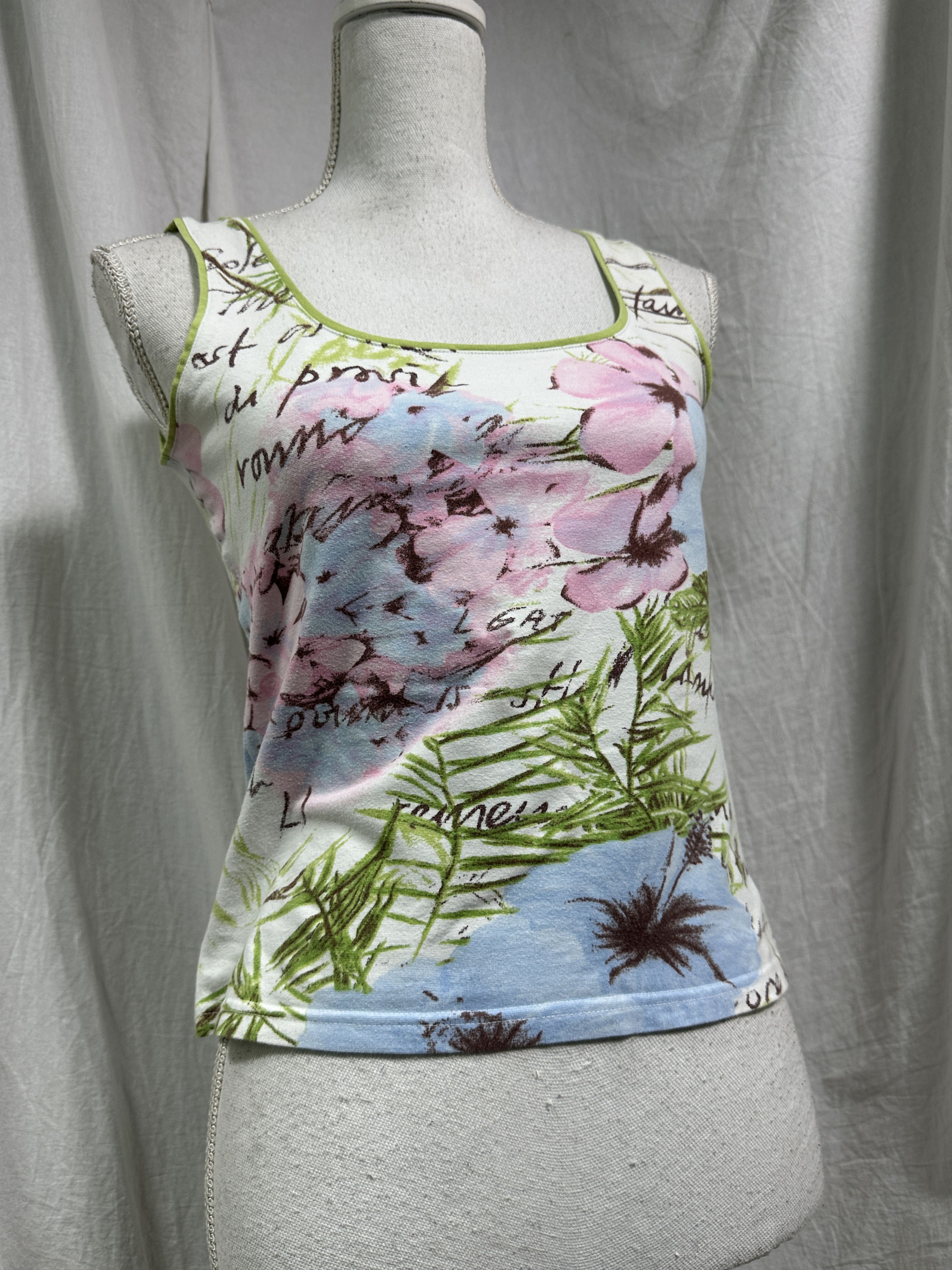 Vintage Vintage Streetwear Hip Hop Summer Printed Top Y2K Size S / US 4 / IT 40 - 1 Thumbnail