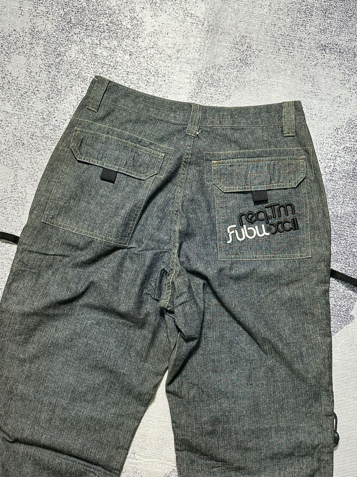 PPFM Vintage Fubu Y2K Baggy Denim Size US 31 - 14 Thumbnail