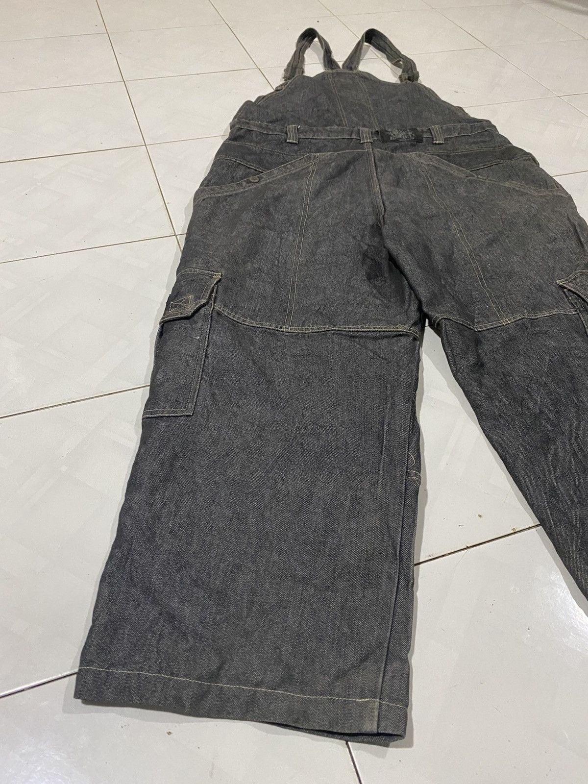 Vintage Freaky Massive Baggy Overalls Denim Size US 40 / EU 56 - 5 Thumbnail