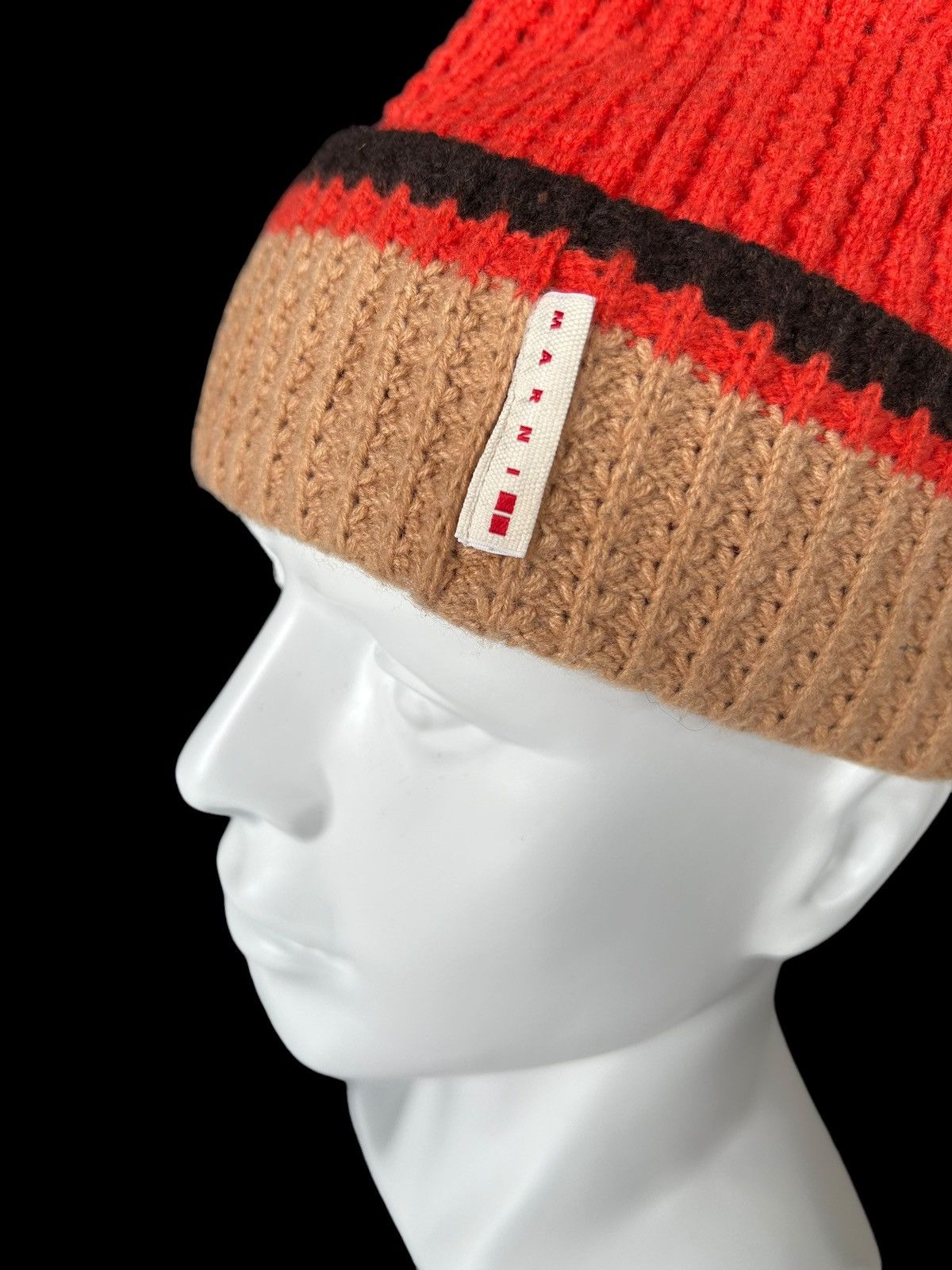 Marni Marni x uniqlo Orange Beanie Hats Size ONE SIZE - 3 Thumbnail