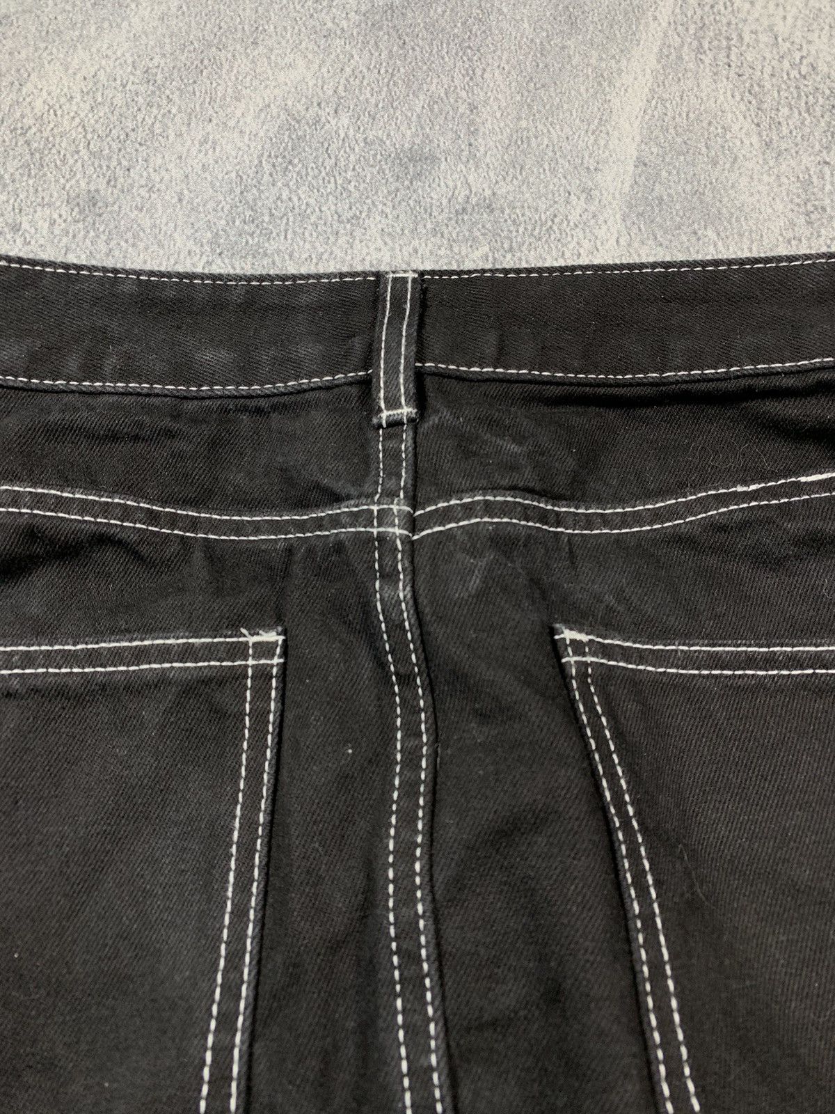 Japanese Brand × Vintage Intake Y2K Japanese cargo denim skirt workwear opium style Size 32" / US 10 / IT 46 - 6 Thumbnail