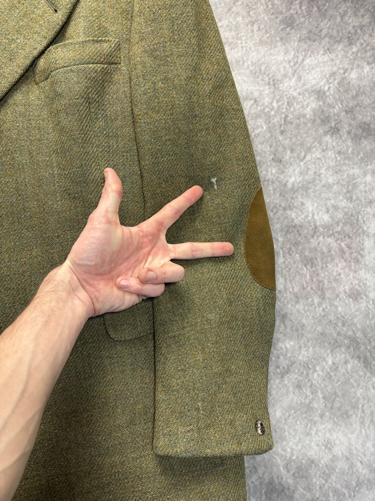 Harris Tweed Vintage Harris Tweed Blazer Suit Jacket Made in Scotland Size 42R - 16 Thumbnail