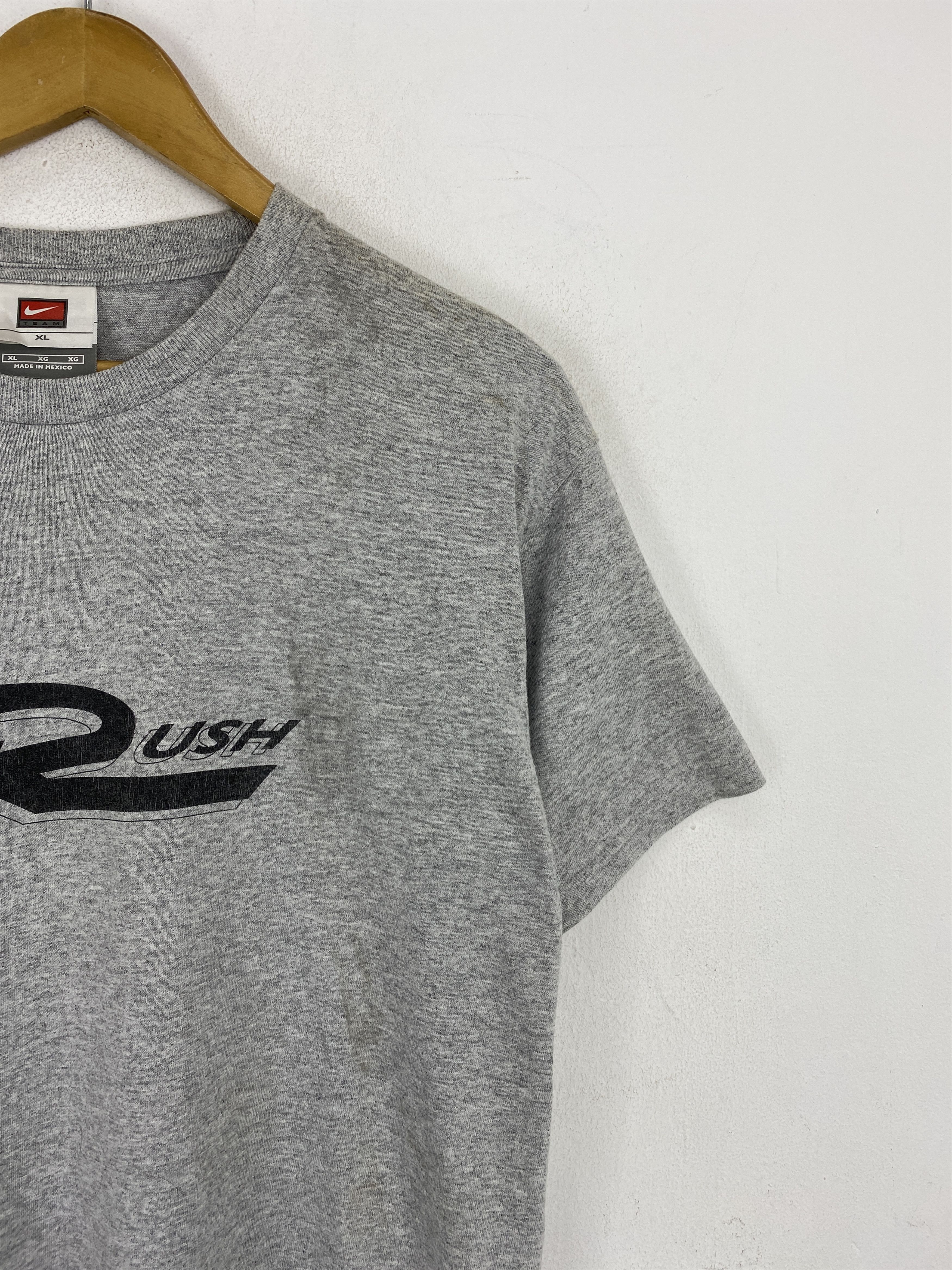 Nike × Vintage Vintage Y2k Nike Rush Spellout Central Logo Tee TA0673 Size US XL / EU 56 / 4 - 10 Thumbnail