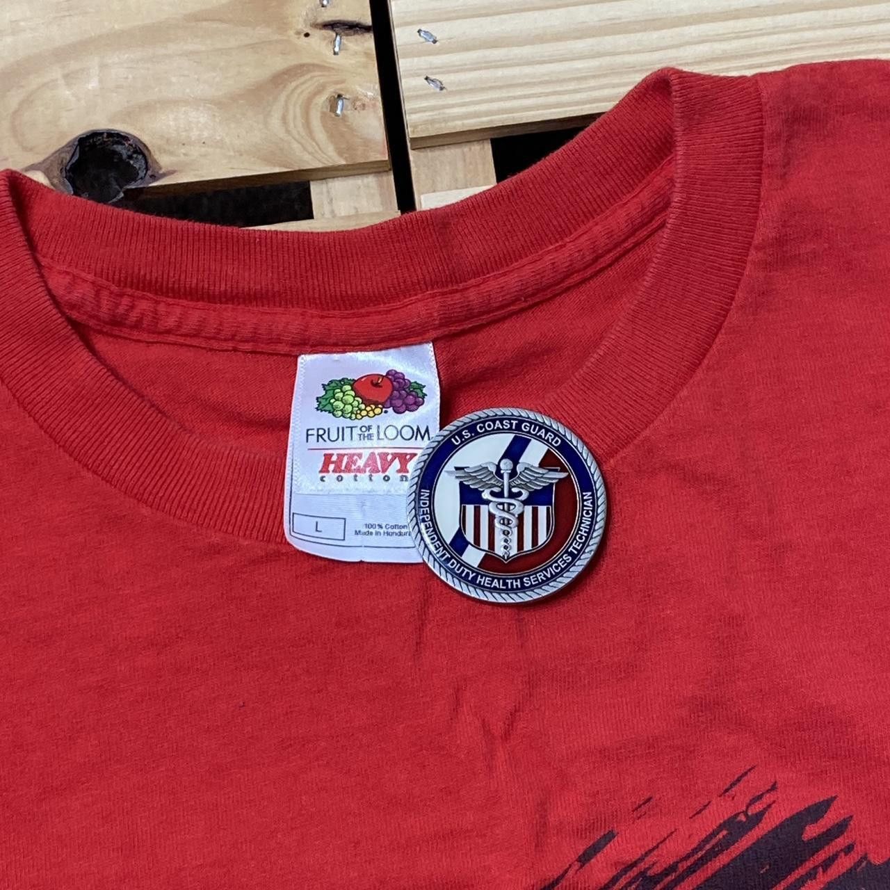 Fruit Of The Loom Vintage NASCAR x Dodge Motorsports Red Racing Tee Size Large Size US L / EU 52-54 / 3 - 3 Thumbnail