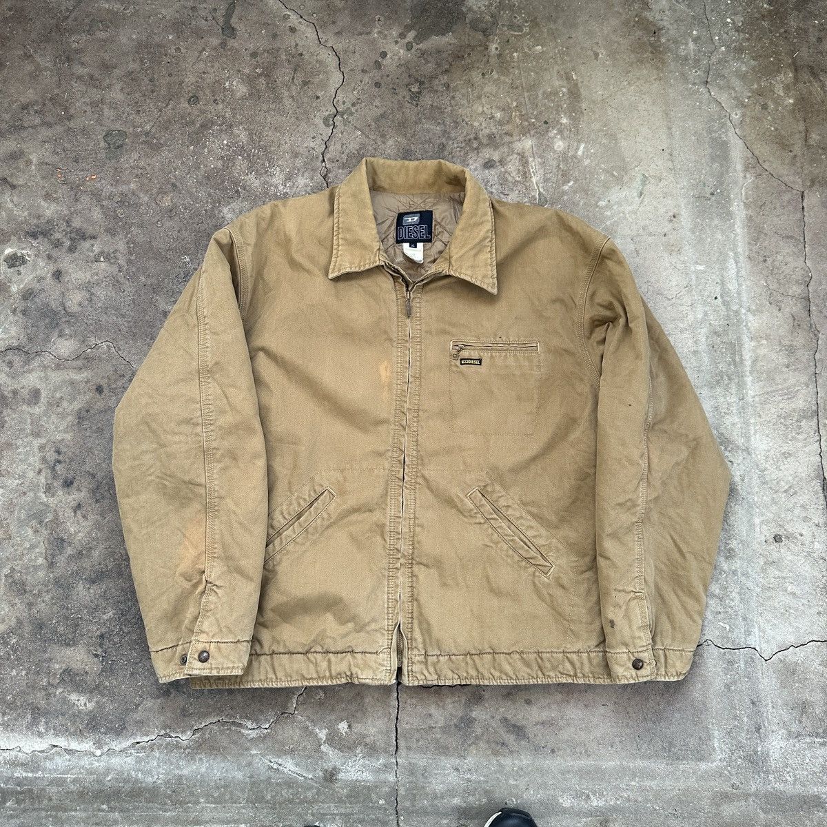 Diesel VINTAGE Y2K CROPPED DIesel MODULAR DETROIT BOMBER JACKET Size US XL / EU 56 / 4 - 2 Thumbnail
