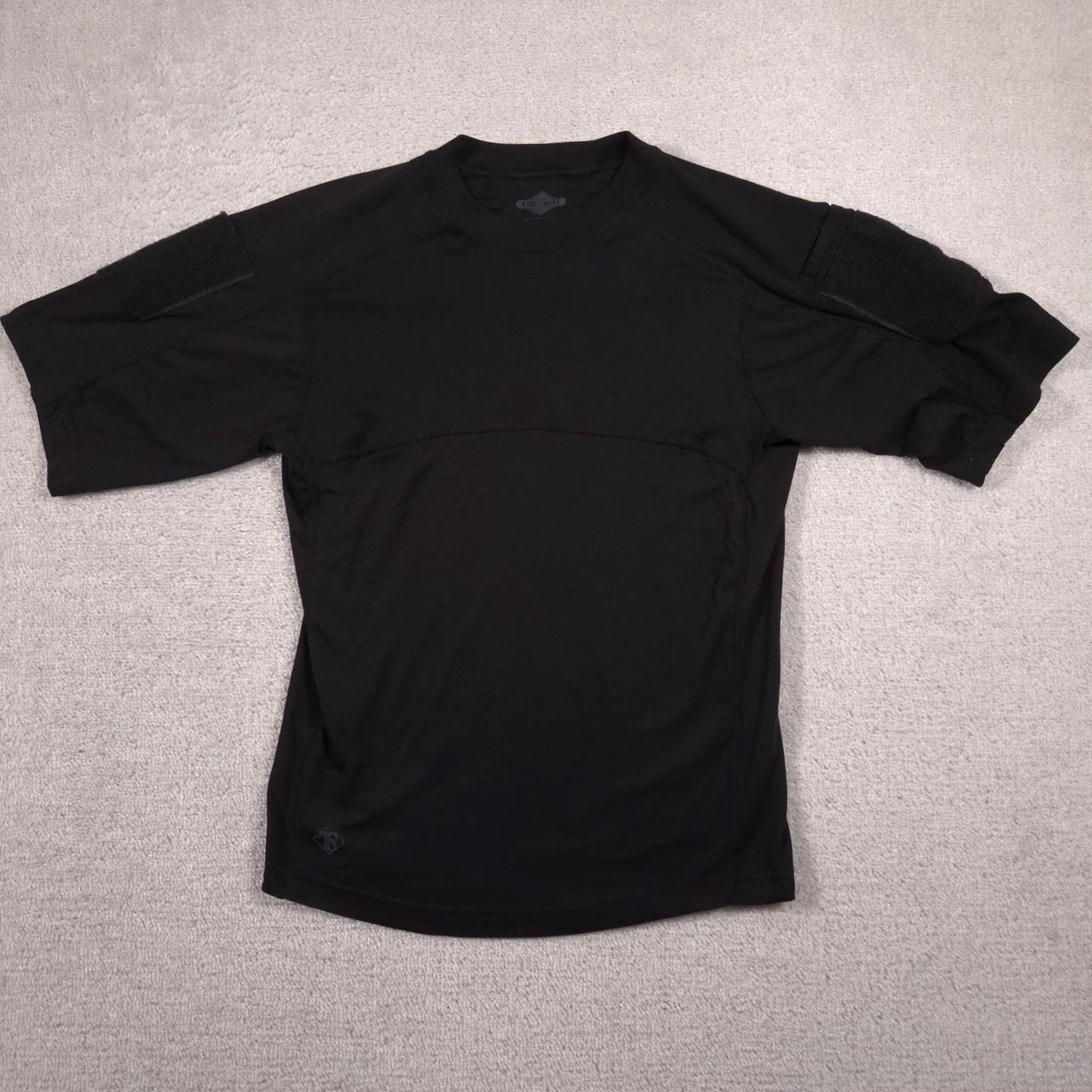 Vintage TRU-SPEC Shirt Mens Small Black Tactical Military Short Sleeve Tee Crewneck Size US S / EU 44-46 / 1 - 2 Thumbnail