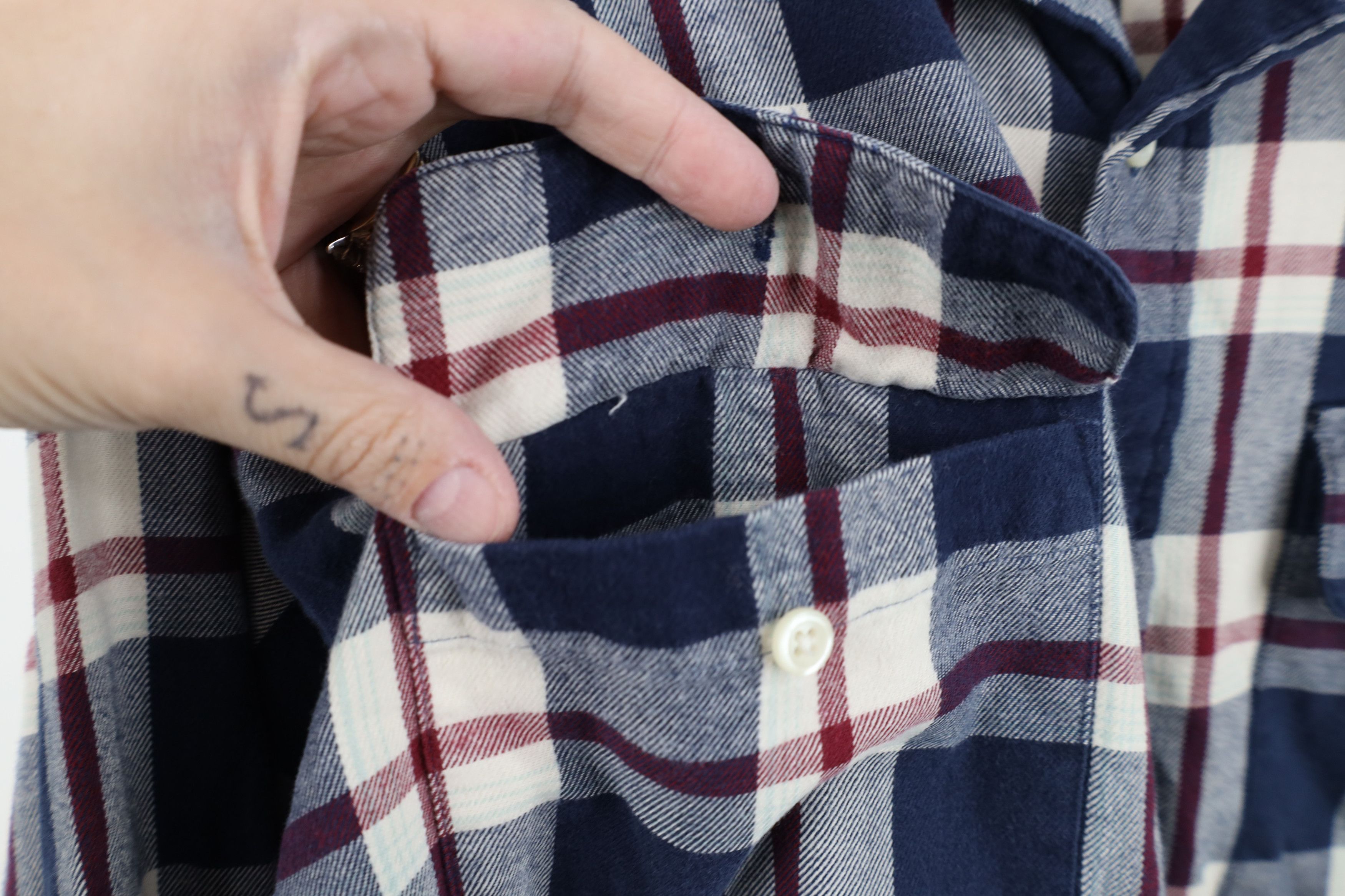 Polo Ralph Lauren Vintage 90s Ralph Lauren Flannel Collared Button Shirt USA Size US L / EU 52-54 / 3 - 6 Thumbnail