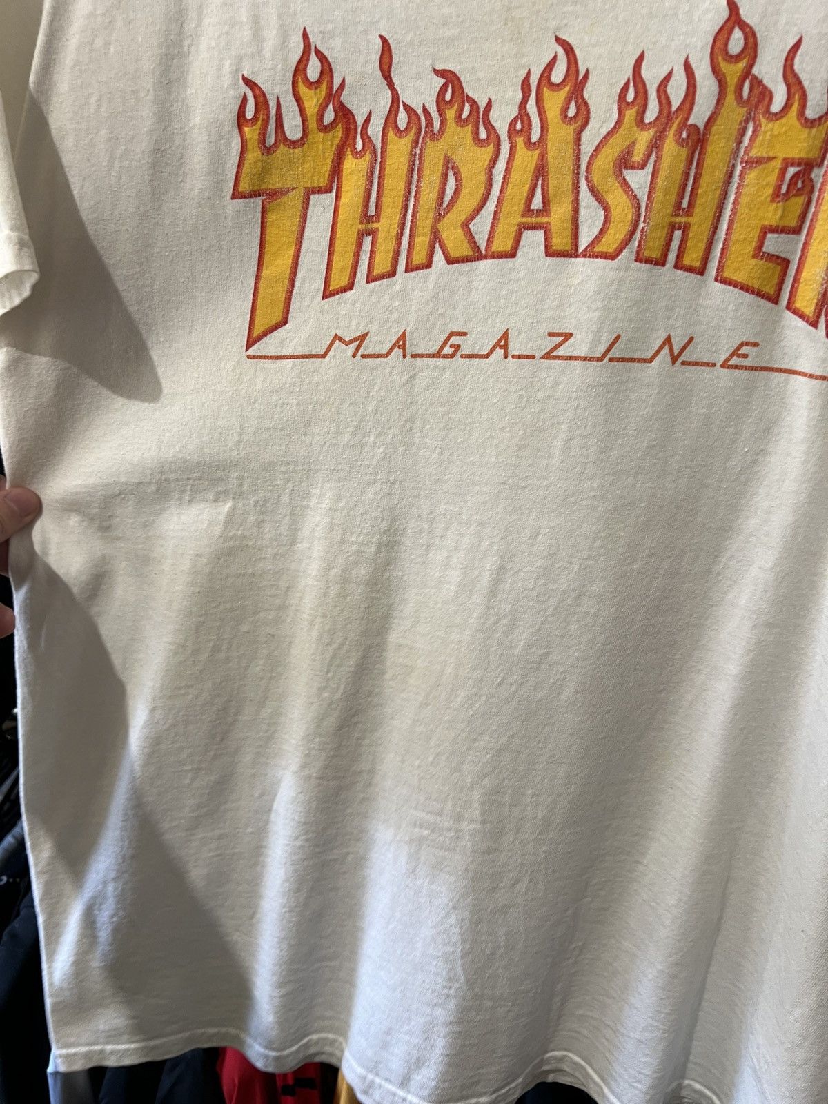 Thrasher VINTAGE THRASHER MAGAZINE GRAPHIC LOGO T SHIRT HYPE SK8 Size US L / EU 52-54 / 3 - 8 Thumbnail