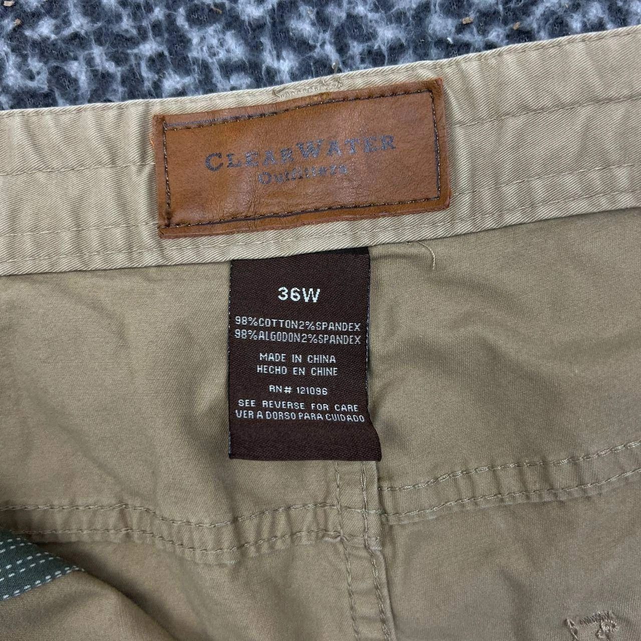 Clearwater Outfitters Clear Water Shorts Men 36 Chino Pockets Flat Front Outdoor Size US 36 / EU 52 - 2 Thumbnail