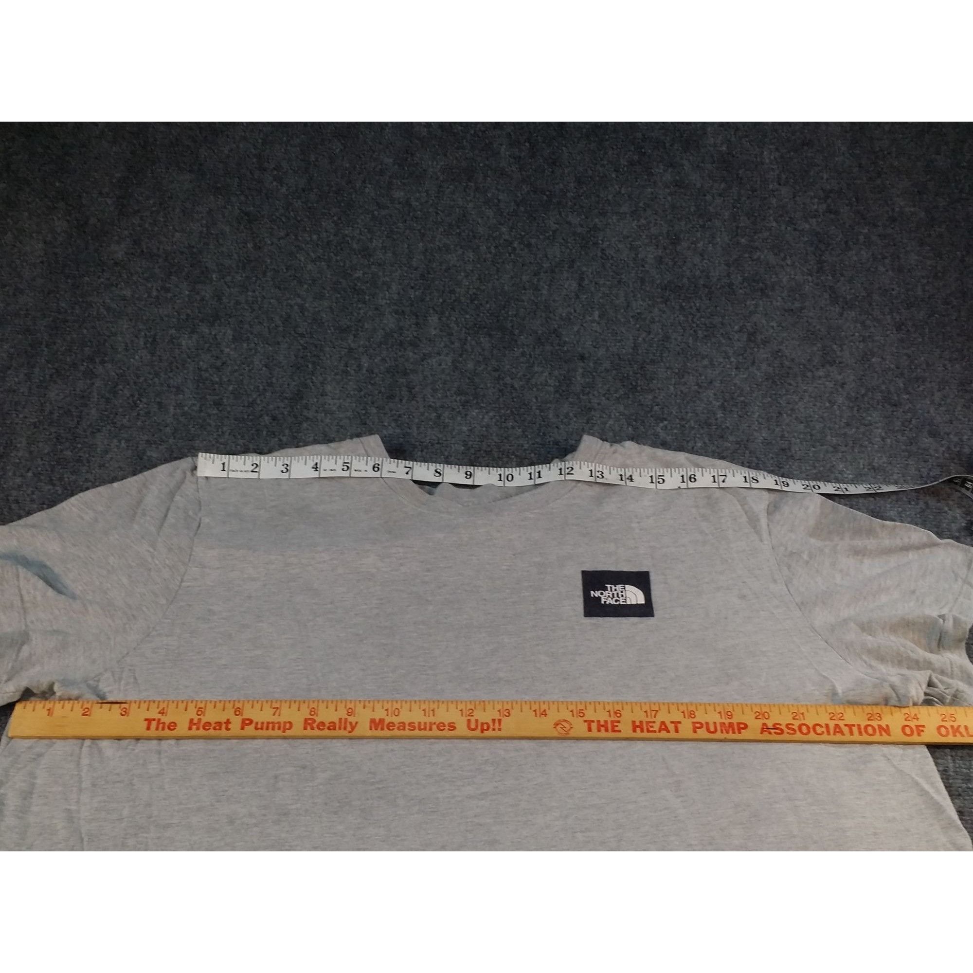 The North Face The North Face Tshirt Men Sz XXL Short Sleeve Box Logo Gray Size XXL / US 16-18 / IT 52-54 - 5 Thumbnail